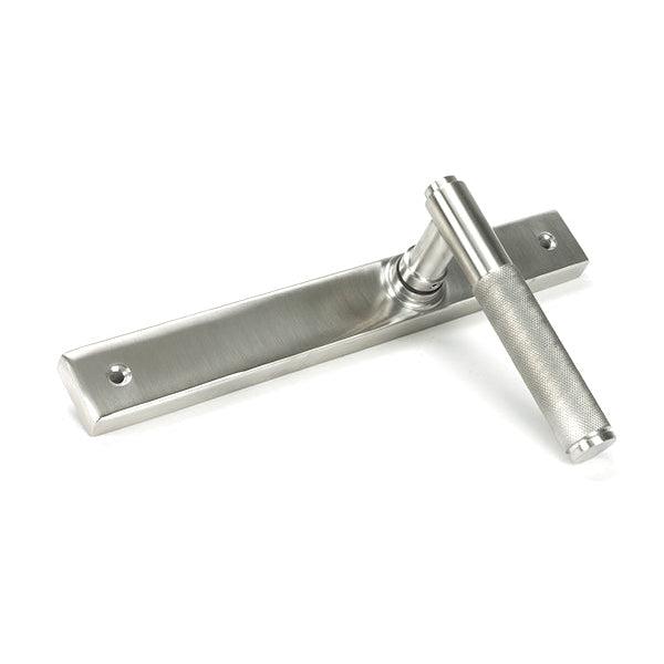 Satin Marine SS (316) Brompton Slimline Lever Espag. Latch Set | From The Anvil-Espagnolette-Yester Home