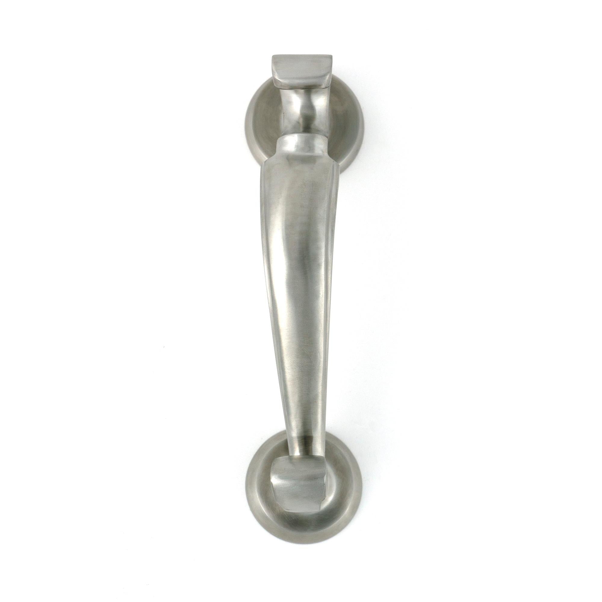 Satin Marine SS (316) Doctor's Door Knocker - Bolt-Through Door Knockers - From The Anvil - Yester Home