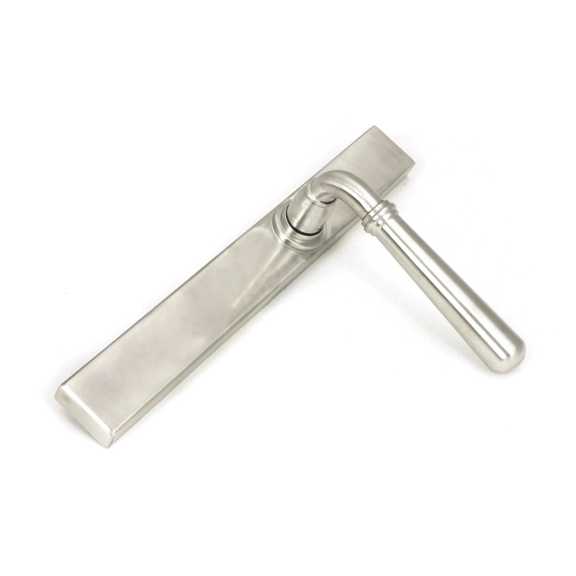 Satin Marine SS (316) Newbury Slimline Lever Espag. Latch Set | From The Anvil - Espagnolette - From The Anvil - Yester Home