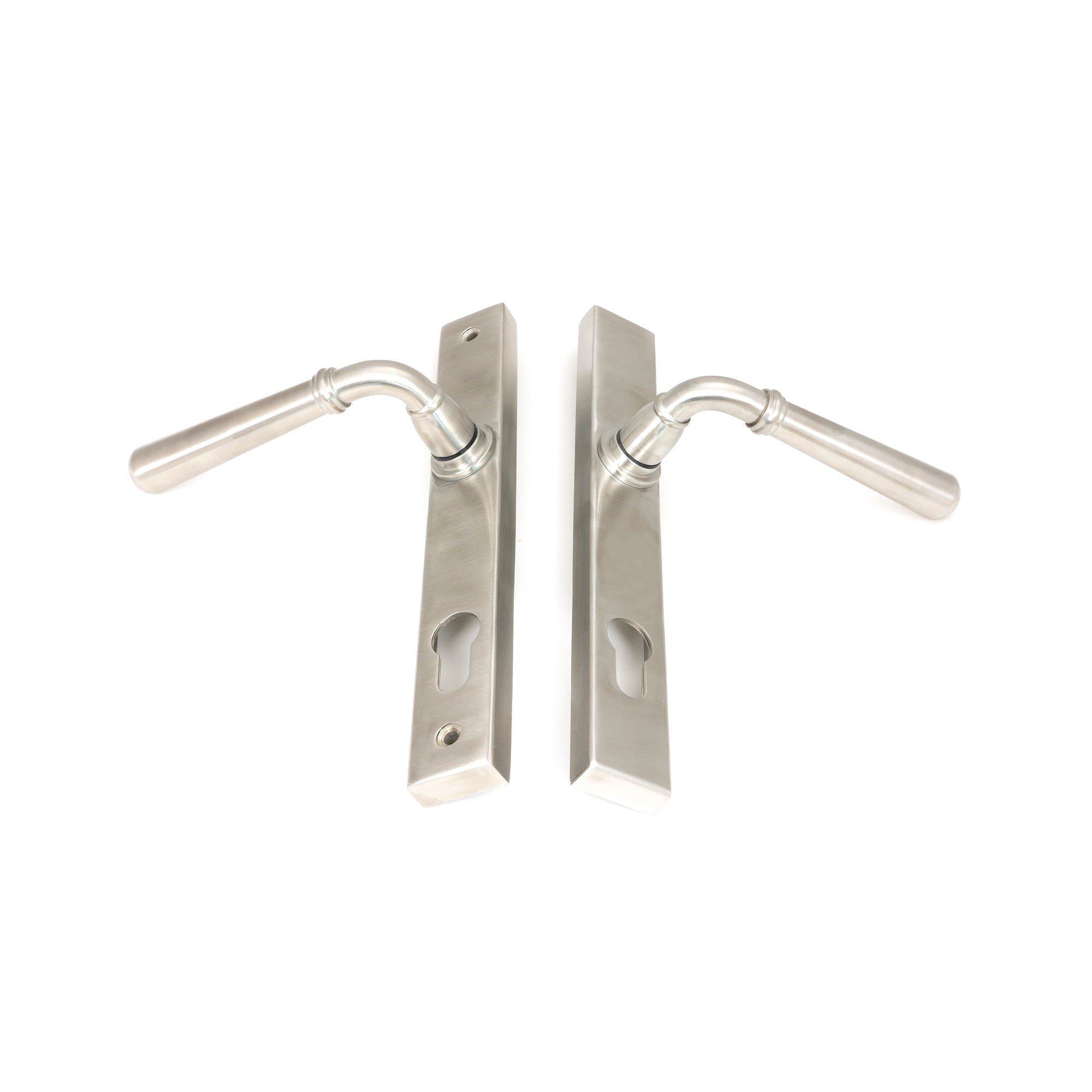 Satin Marine SS (316) Newbury Slimline Lever Espag. Lock Set | From The Anvil-Espagnolette-Yester Home
