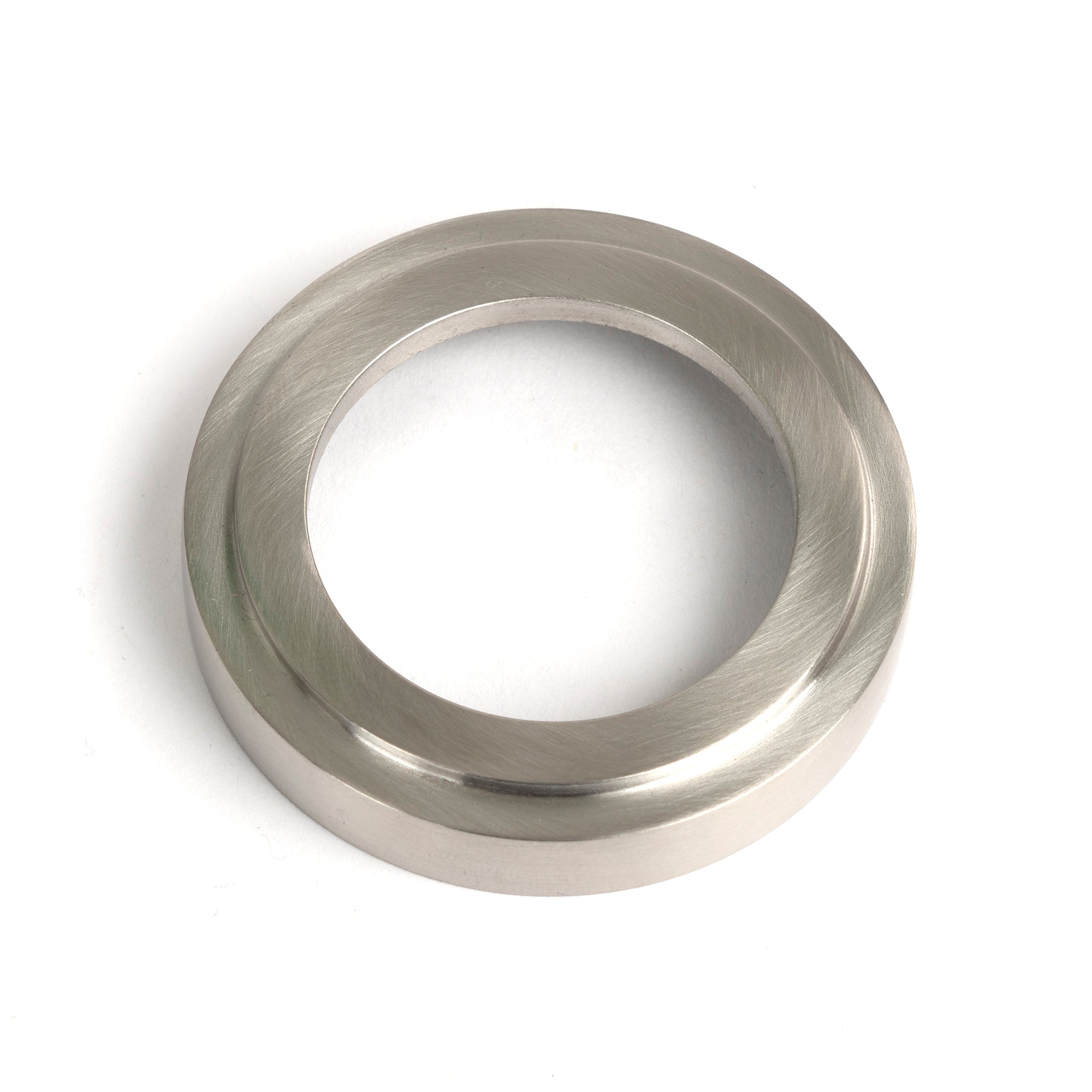 Satin Marine SS (316) Round Escutcheon (Art Deco) | From The Anvil - Escutcheons - From The Anvil - Yester Home