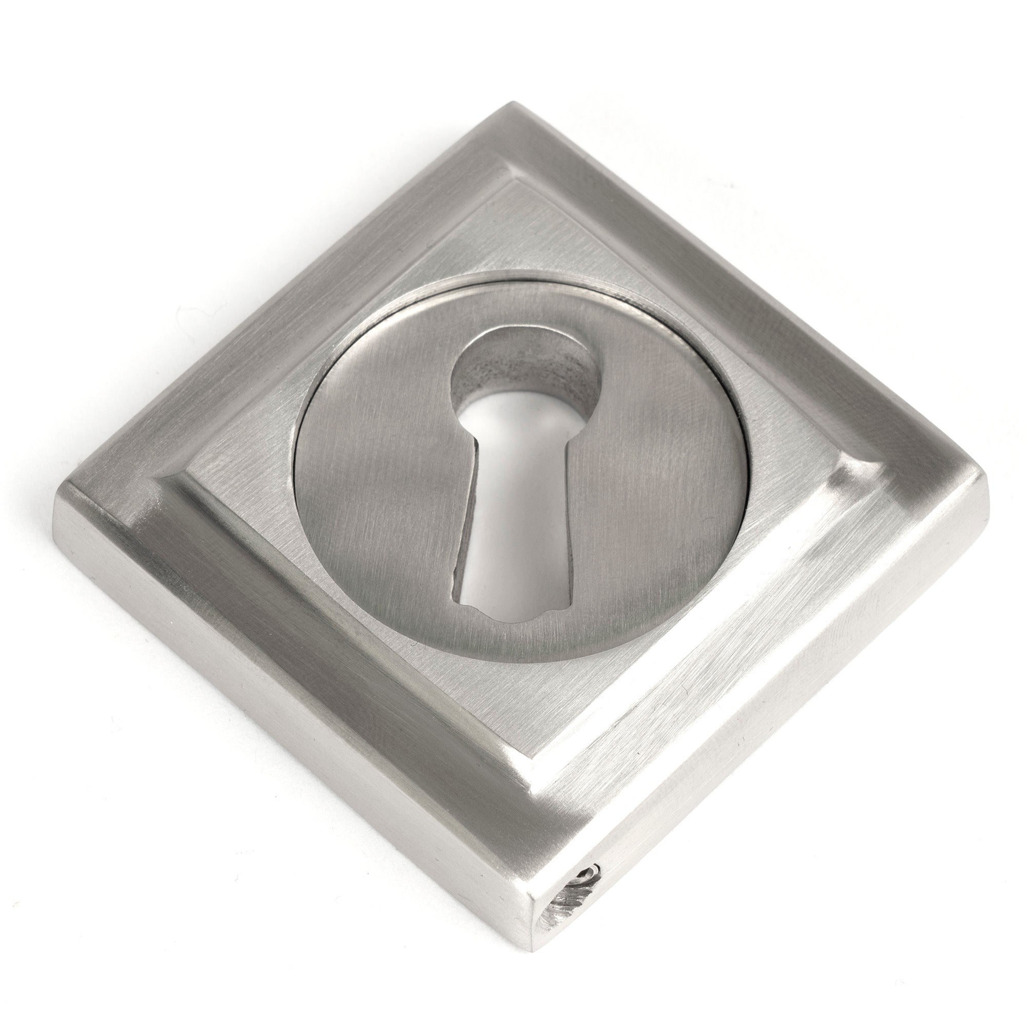Satin Marine SS (316) Round Escutcheon (Square) | From The Anvil - Escutcheons - From The Anvil - Yester Home