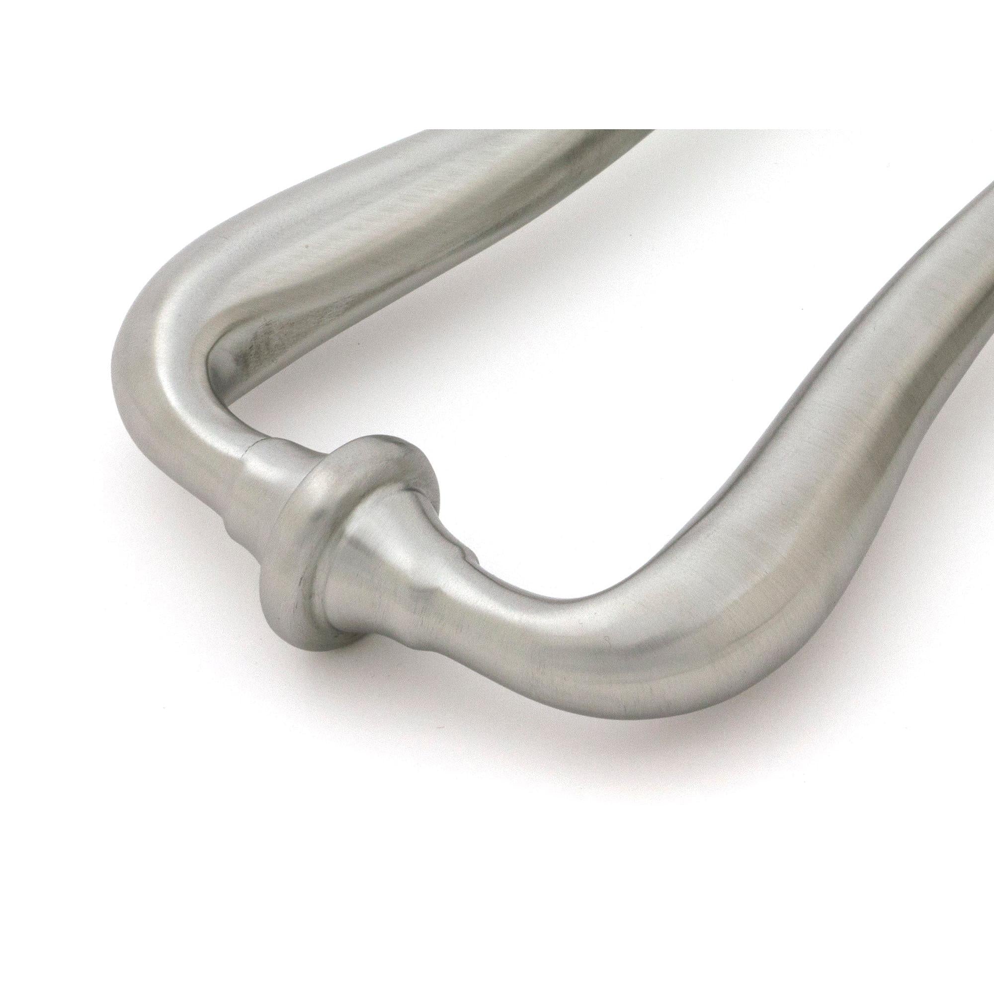 Satin Marine SS (316) Slimline Art Deco Door Knocker - Bolt-Through Door Knockers - From The Anvil - Yester Home