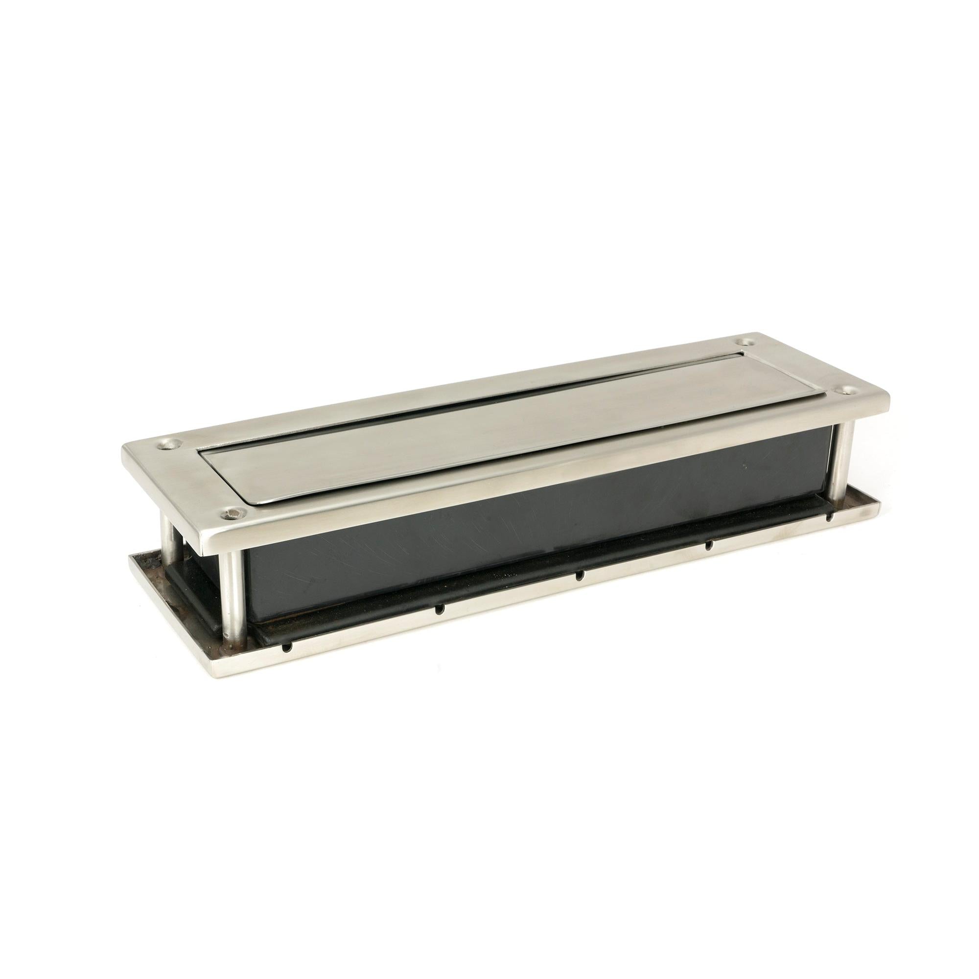 Satin Marine SS (316) Traditional Letterbox | From The Anvil - Letterbox - From The Anvil - Yester Home