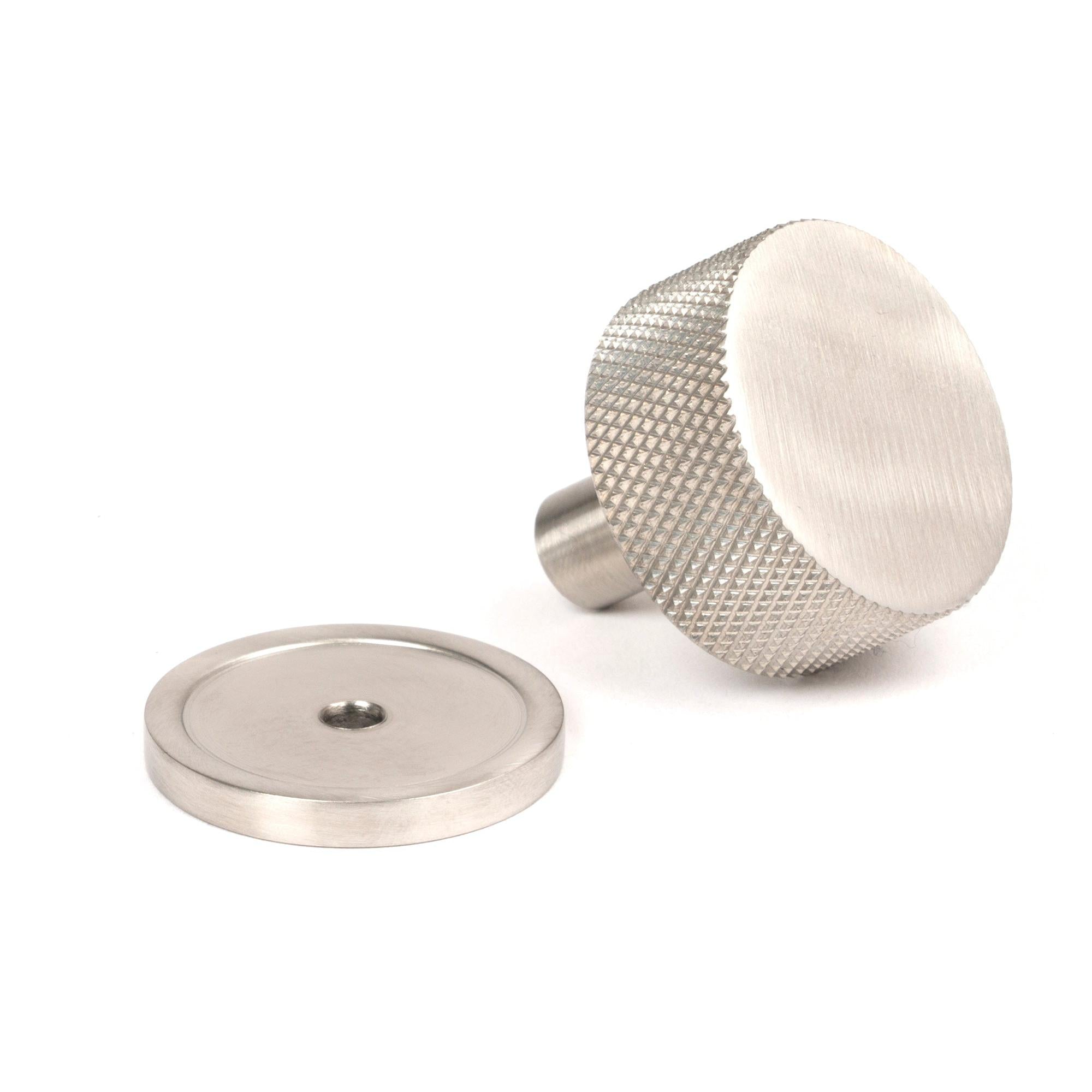 Satin SS (304) Brompton Cabinet Knob - 32mm (Plain) | From The Anvil - Cabinet Knobs - From The Anvil - Yester Home
