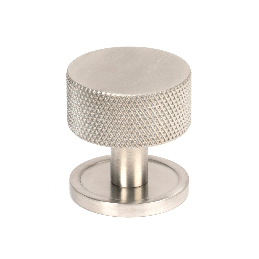Satin SS (304) Brompton Cabinet Knob - 32mm (Plain) | From The Anvil-Cabinet Knobs-Yester Home