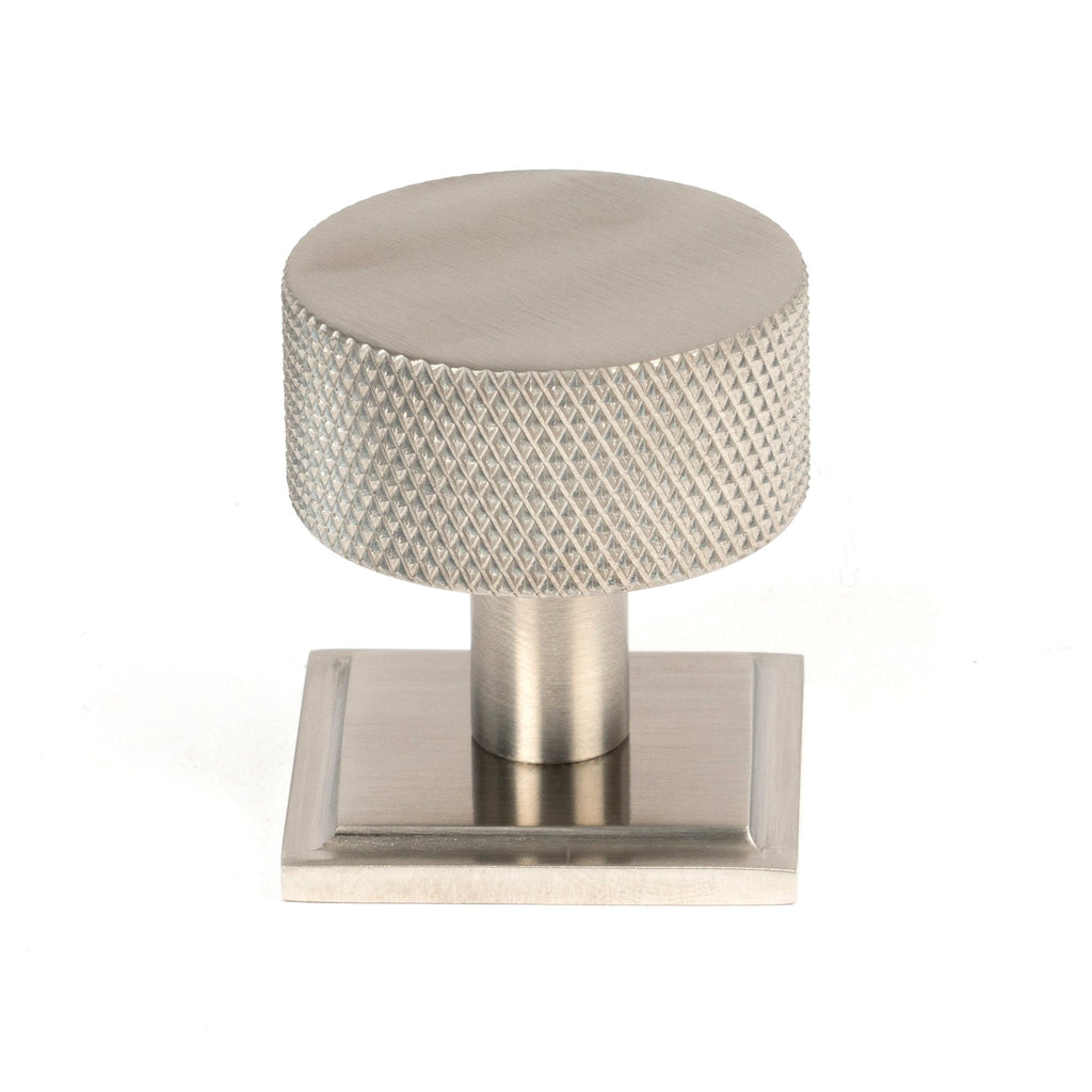 Satin SS (304) Brompton Cabinet Knob - 32mm (Square) | From The Anvil-Cabinet Knobs-Yester Home