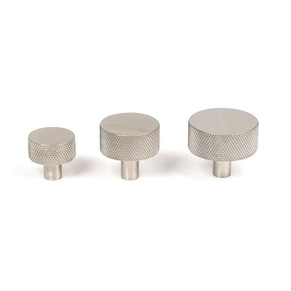 Satin SS (304) Brompton Cabinet Knob - 38mm (No rose) | From The Anvil-Cabinet Knobs-Yester Home
