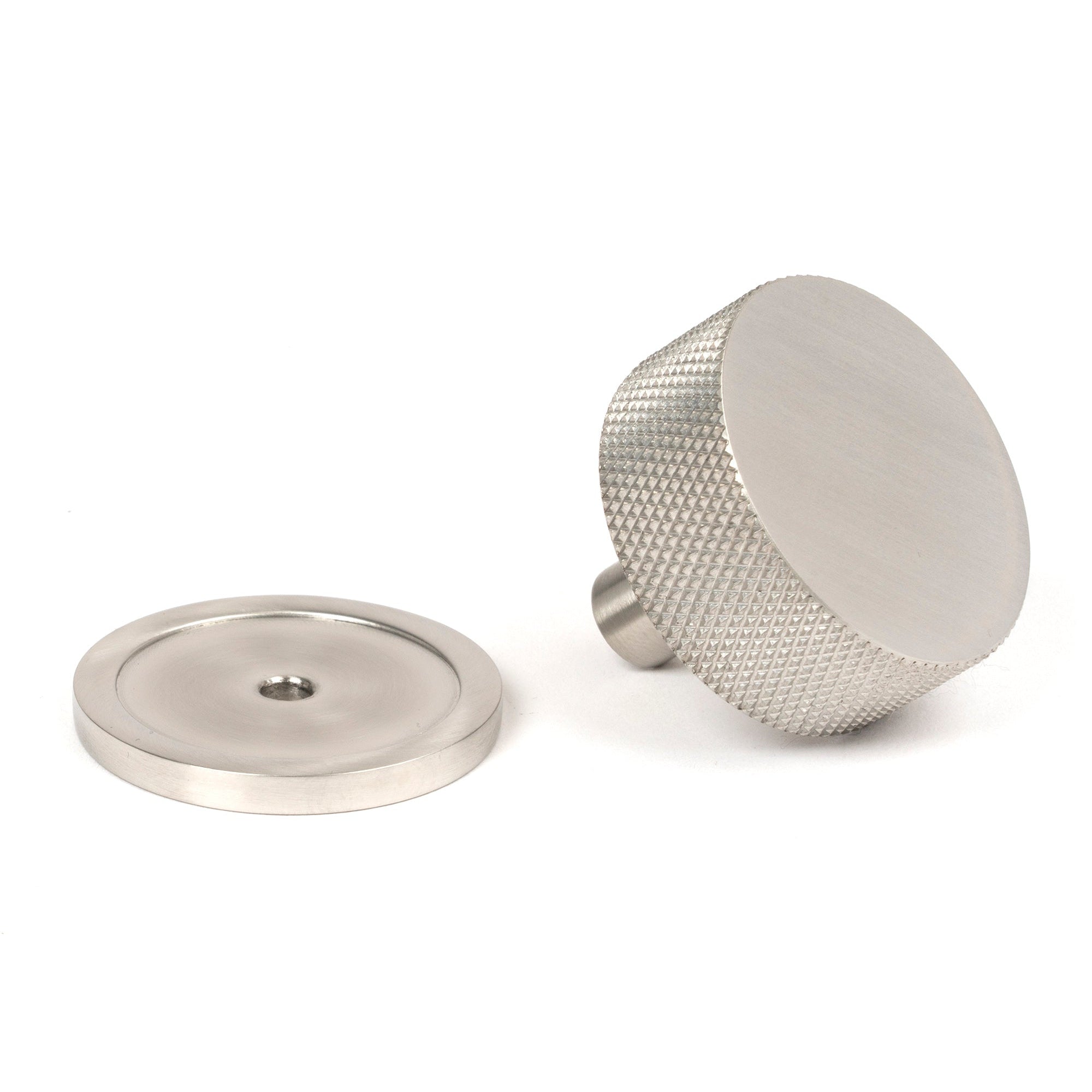 Satin SS (304) Brompton Cabinet Knob - 38mm (Plain) | From The Anvil-Cabinet Knobs-Yester Home