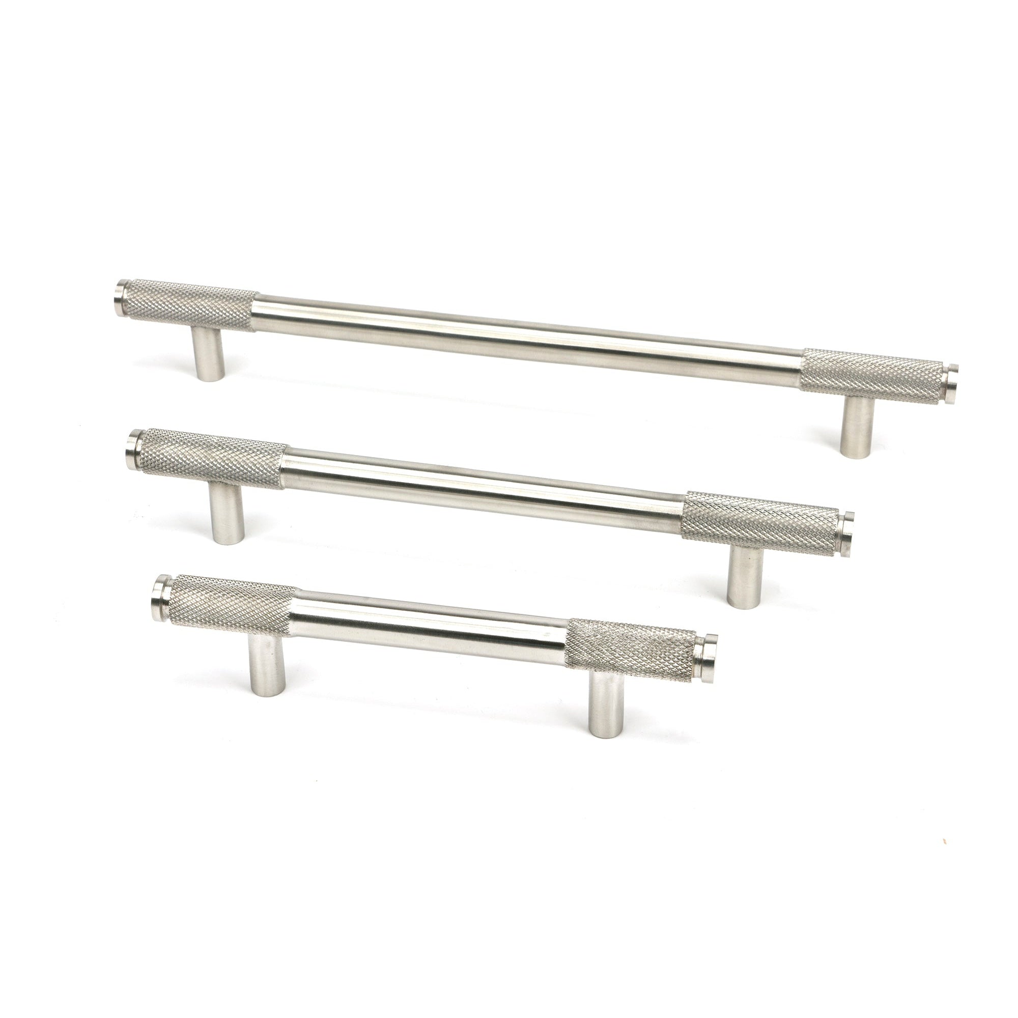 Satin SS (304) Half Brompton Pull Handle - Medium | From The Anvil-Pull Handles-Yester Home