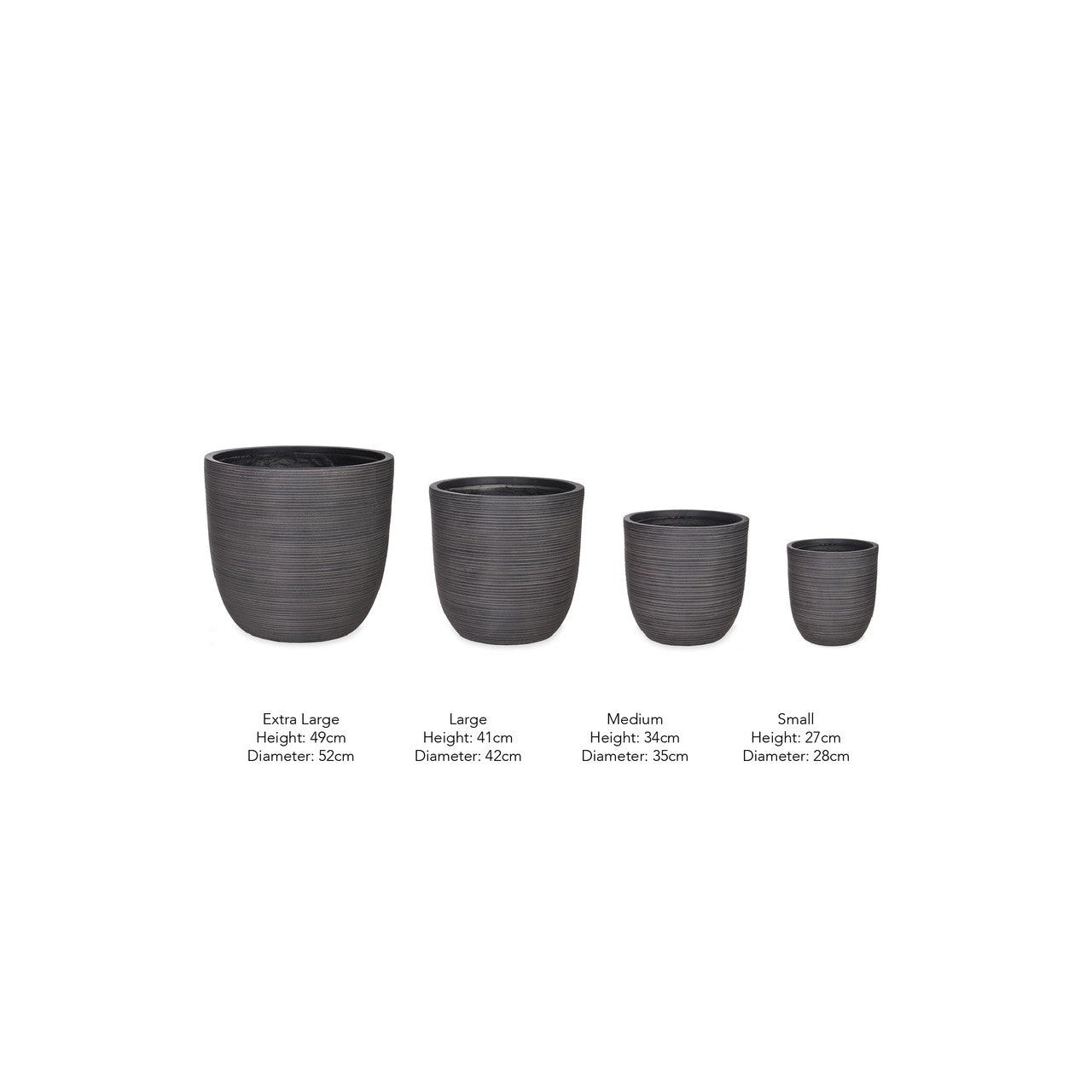 Set of 4 Rodborough Planters-Planters-Yester Home