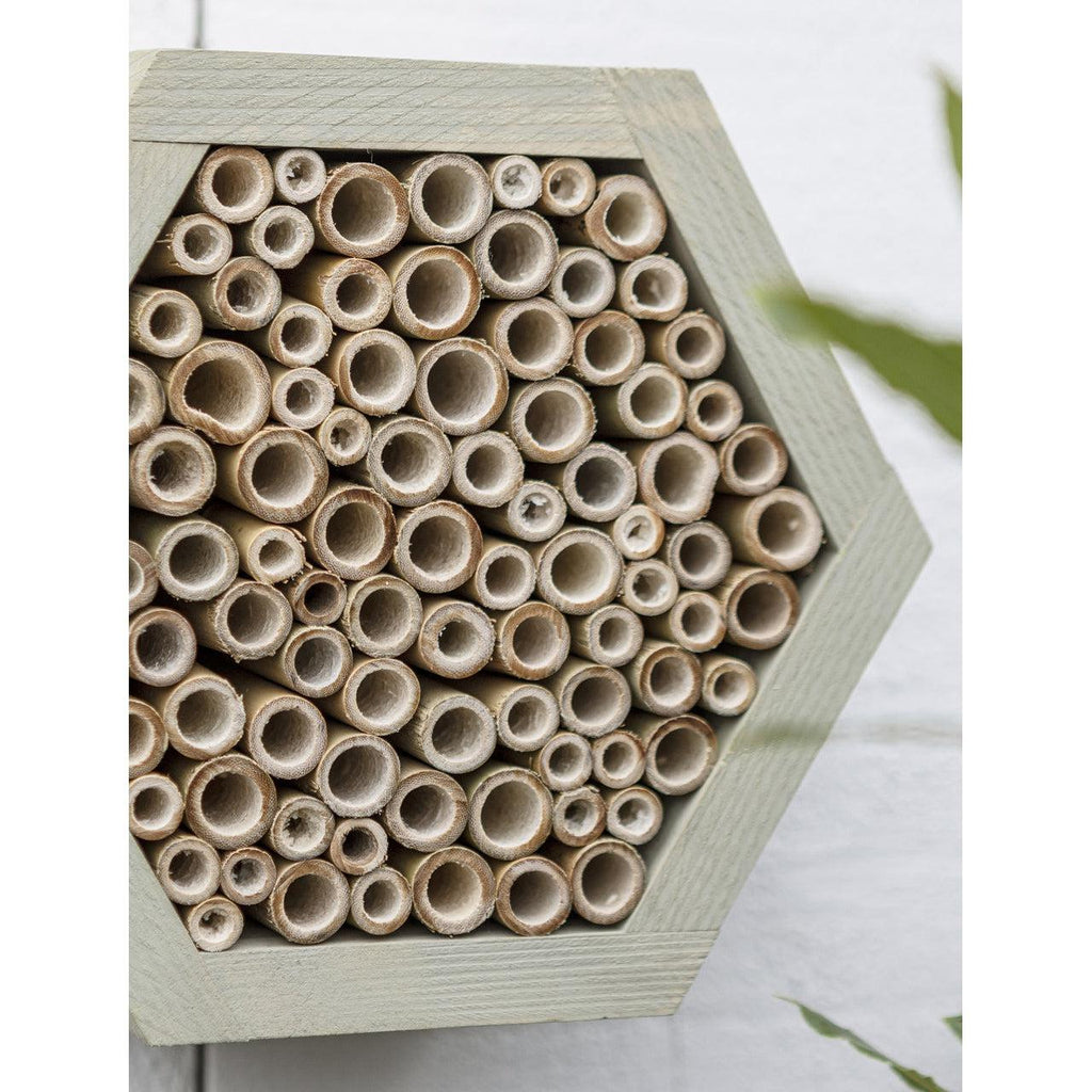 Sheltand Wild Bee House in Sage-Gardening Accessories-Yester Home