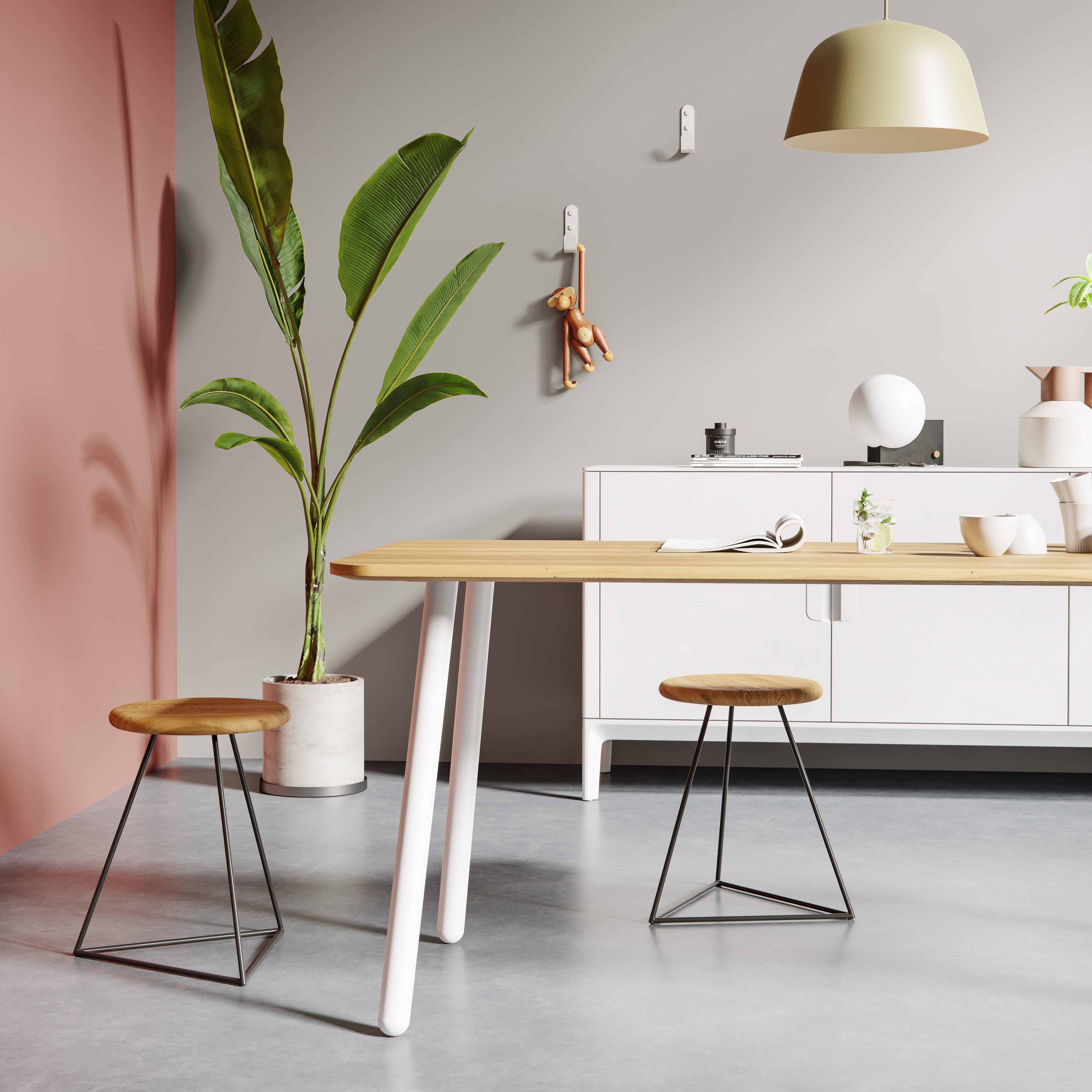 Single Pin Round legs-Table legs-Yester Home