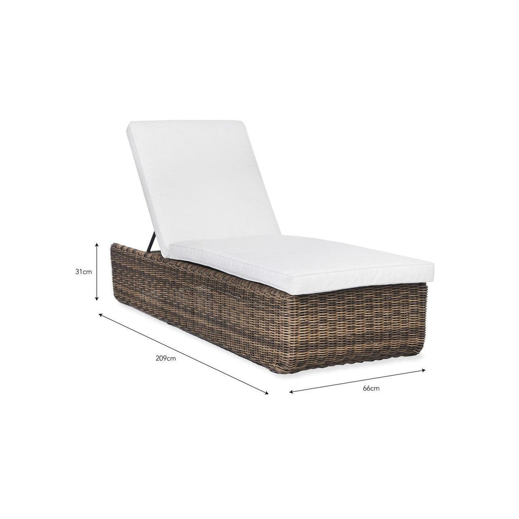 Skala Lounger - PE rattan-Outdoor Chairs & Loungers-Yester Home