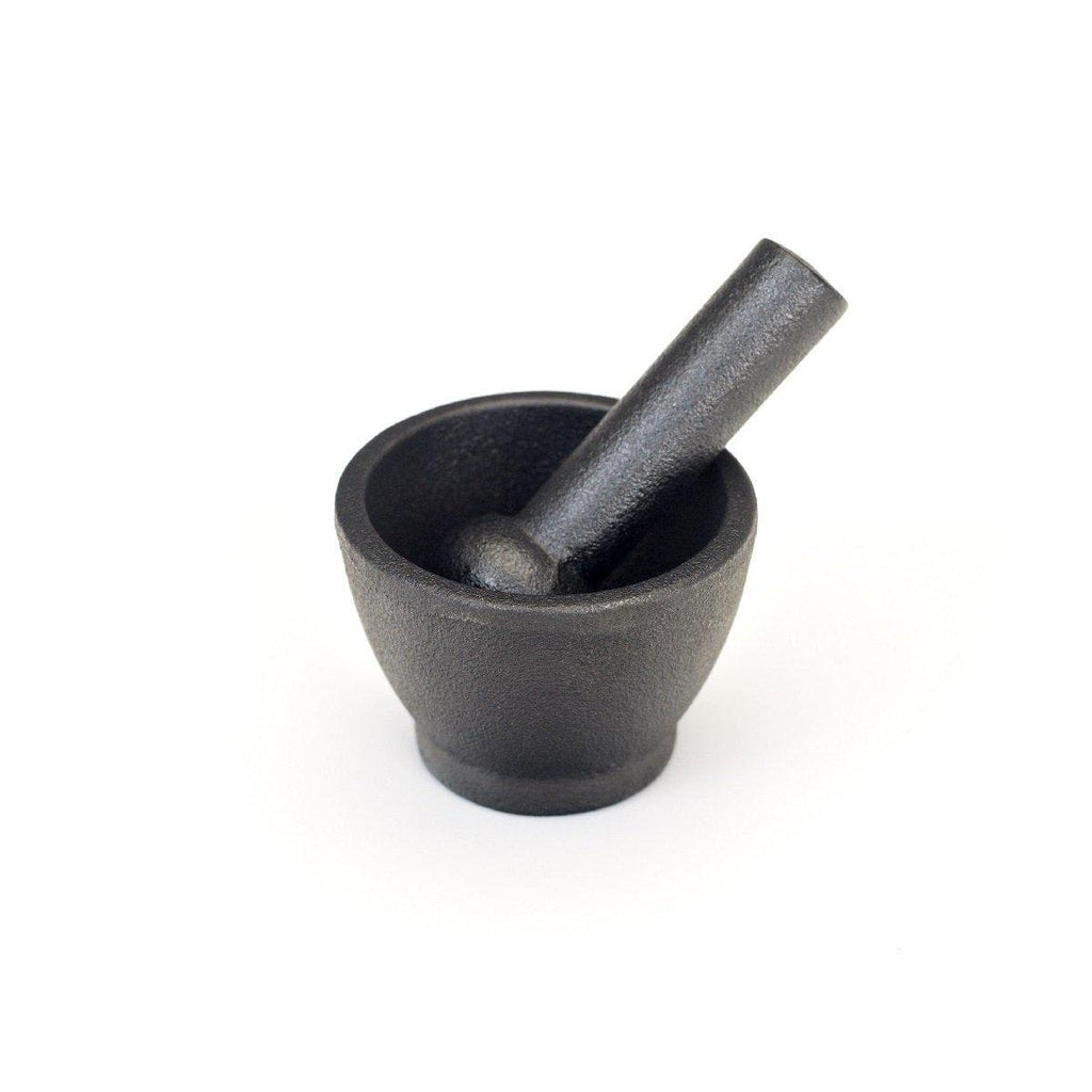 Small Cast Iron Pestle & Mortar-Kitchen Accessories-Yester Home