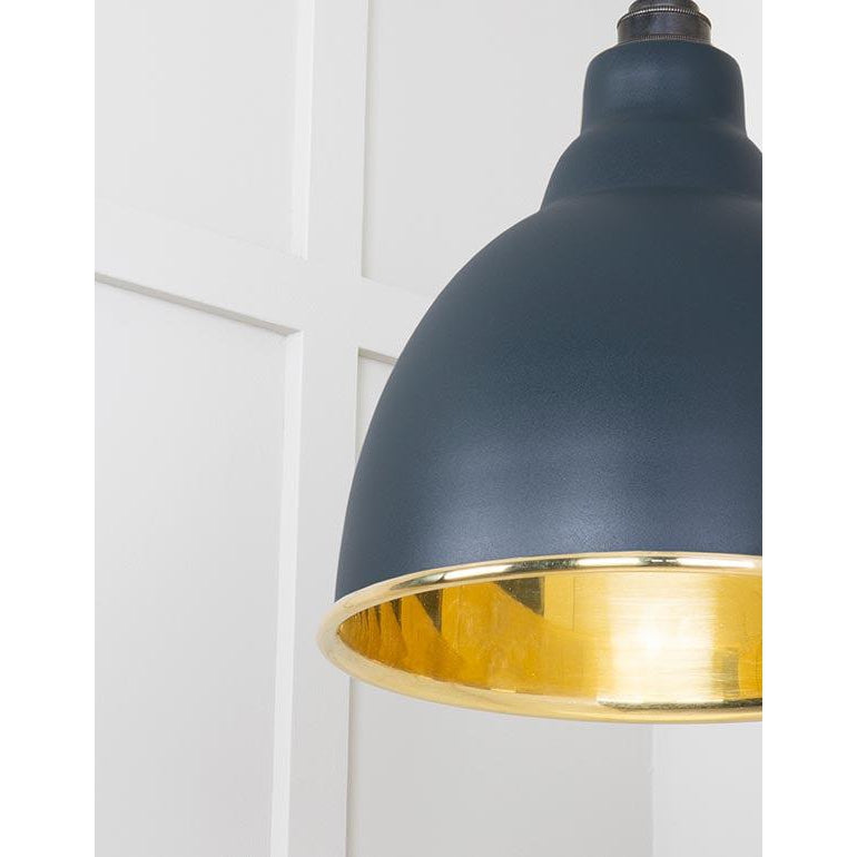 Smooth Brass Brindley Cluster Pendant in Soot | From The Anvil-Cluster Pendants-Yester Home