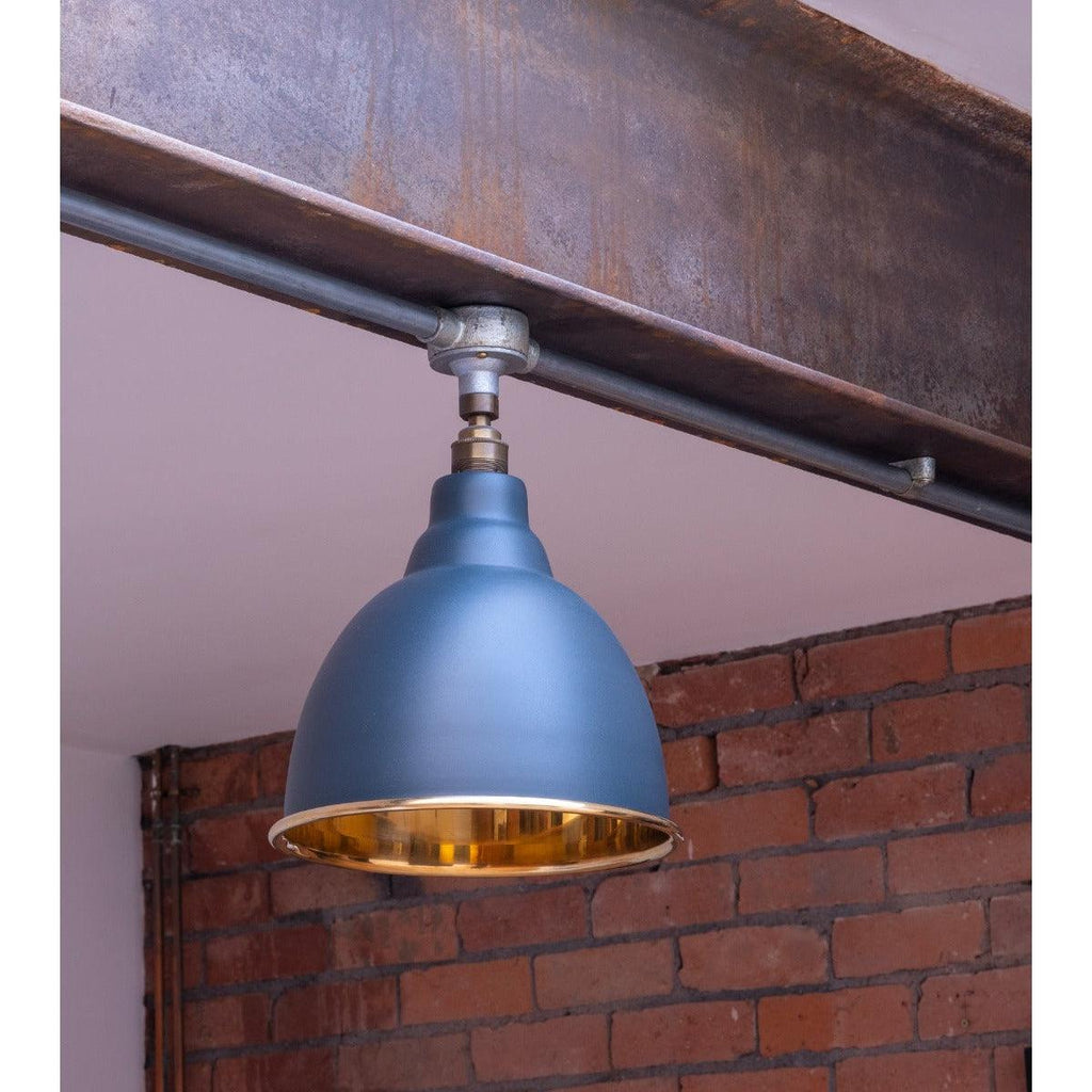 Smooth Brass Brindley Pendant in Dusk | From The Anvil-Brindley-Yester Home