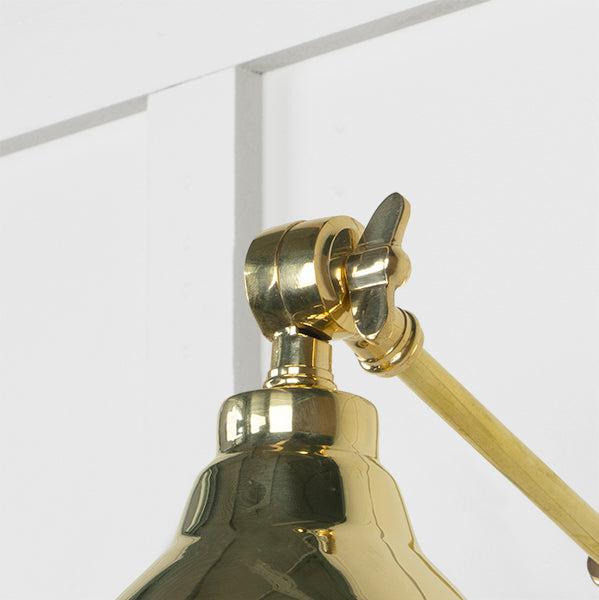Smooth Brass Brindley Wall Light | From The Anvil-Wall Lights-Yester Home