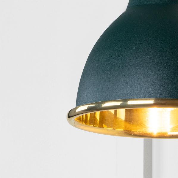 Smooth Brass Brindley Wall Light in Dingle | From The Anvil-Wall Lights-Yester Home