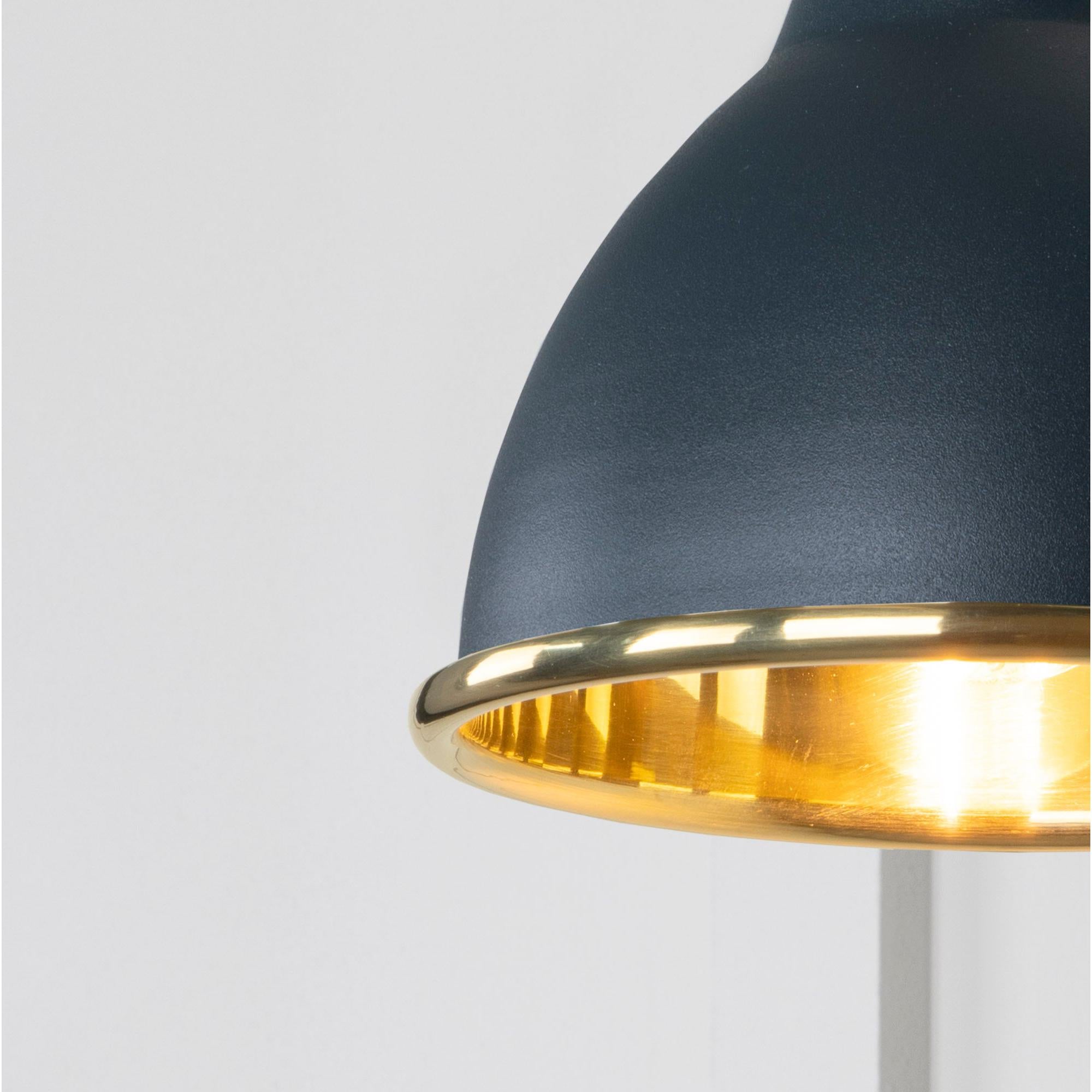 Smooth Brass Brindley Wall Light in Soot | From The Anvil - Wall Lights - From The Anvil - Yester Home