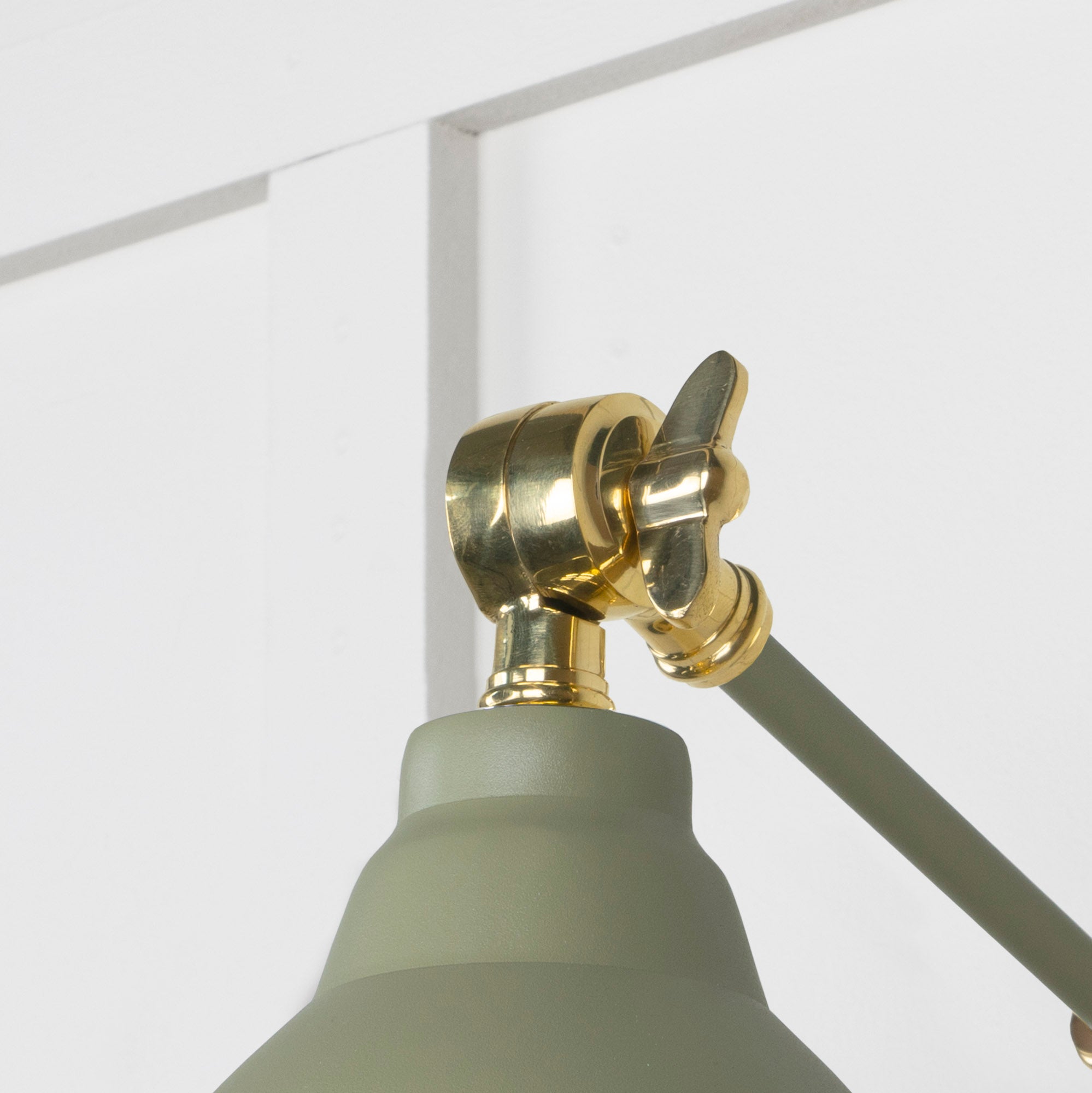 Smooth Brass Brindley Wall Light in Tump | From The Anvil - Wall Lights - From The Anvil - Yester Home