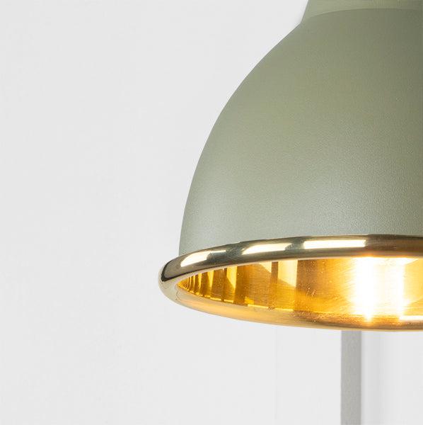 Smooth Brass Brindley Wall Light in Tump | From The Anvil-Wall Lights-Yester Home