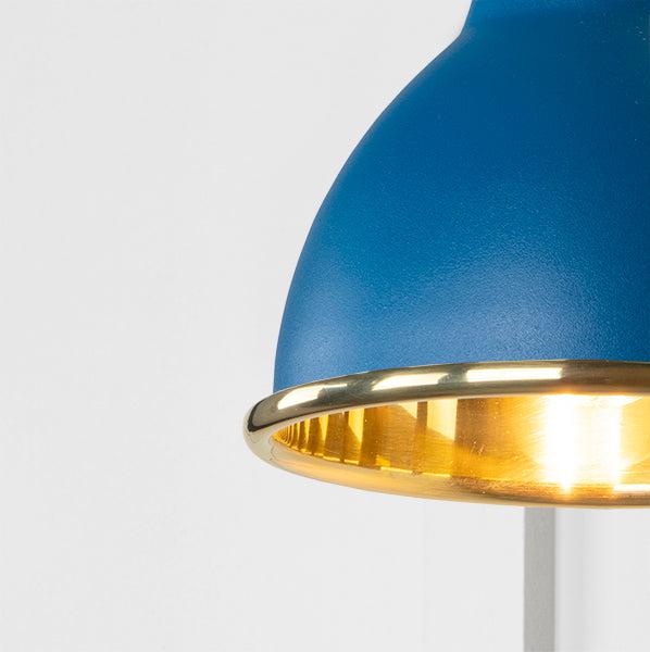 Smooth Brass Brindley Wall Light in Upstream | From The Anvil-Wall Lights-Yester Home