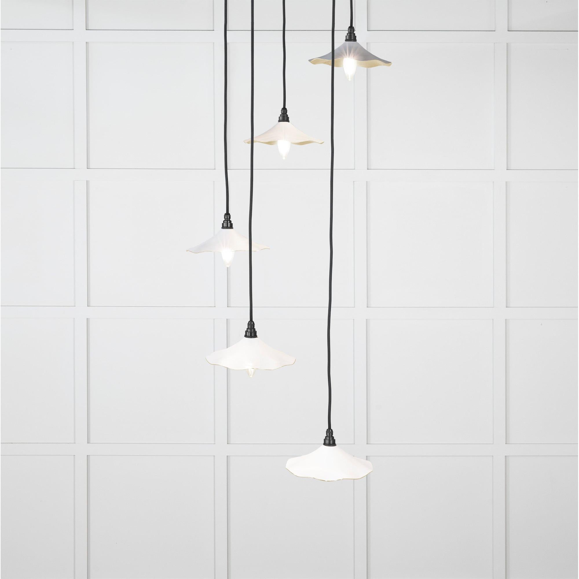 Smooth Brass Flora Cluster Pendant in Flock | From The Anvil - Cluster Pendants - From The Anvil - Yester Home