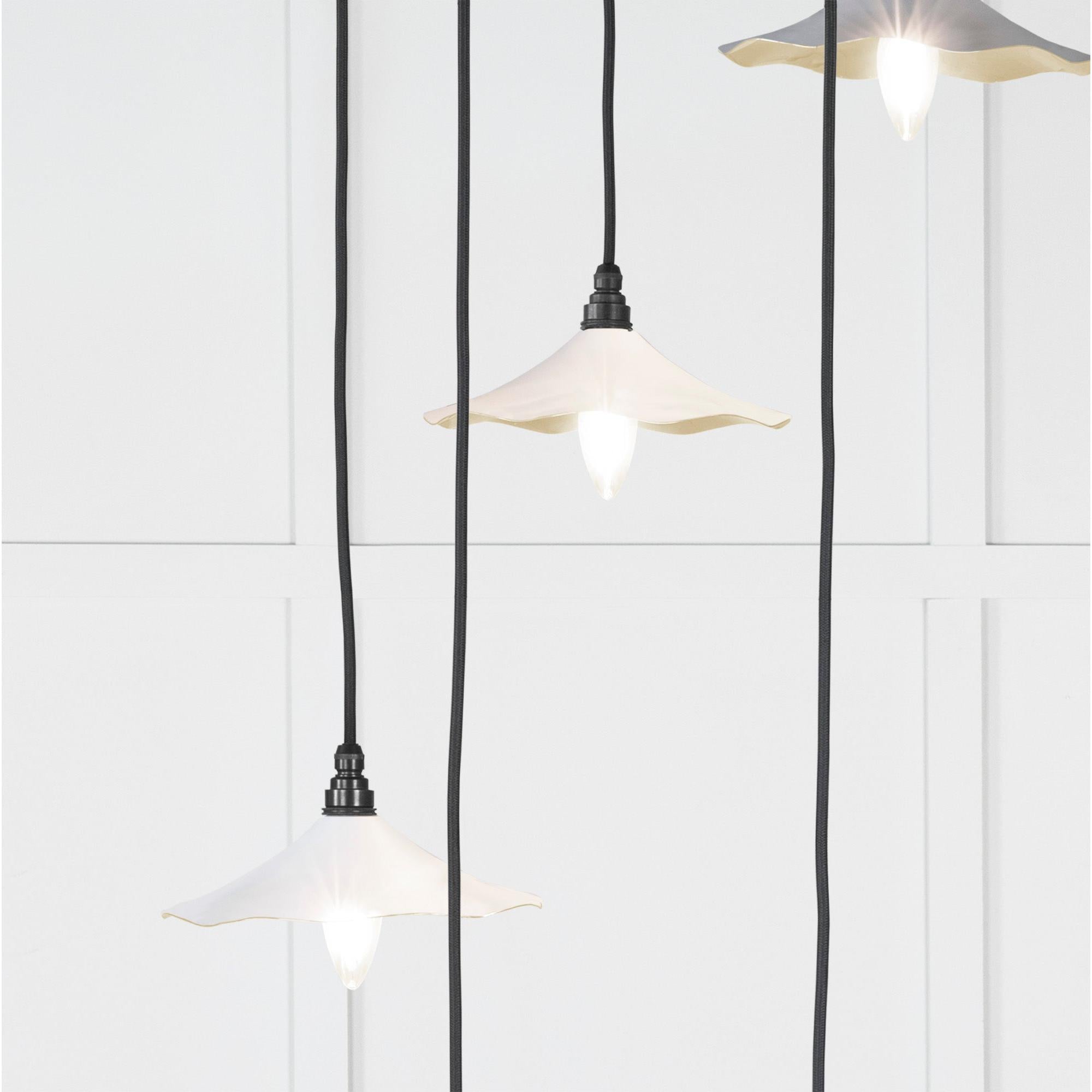 Smooth Brass Flora Cluster Pendant in Flock | From The Anvil - Cluster Pendants - From The Anvil - Yester Home