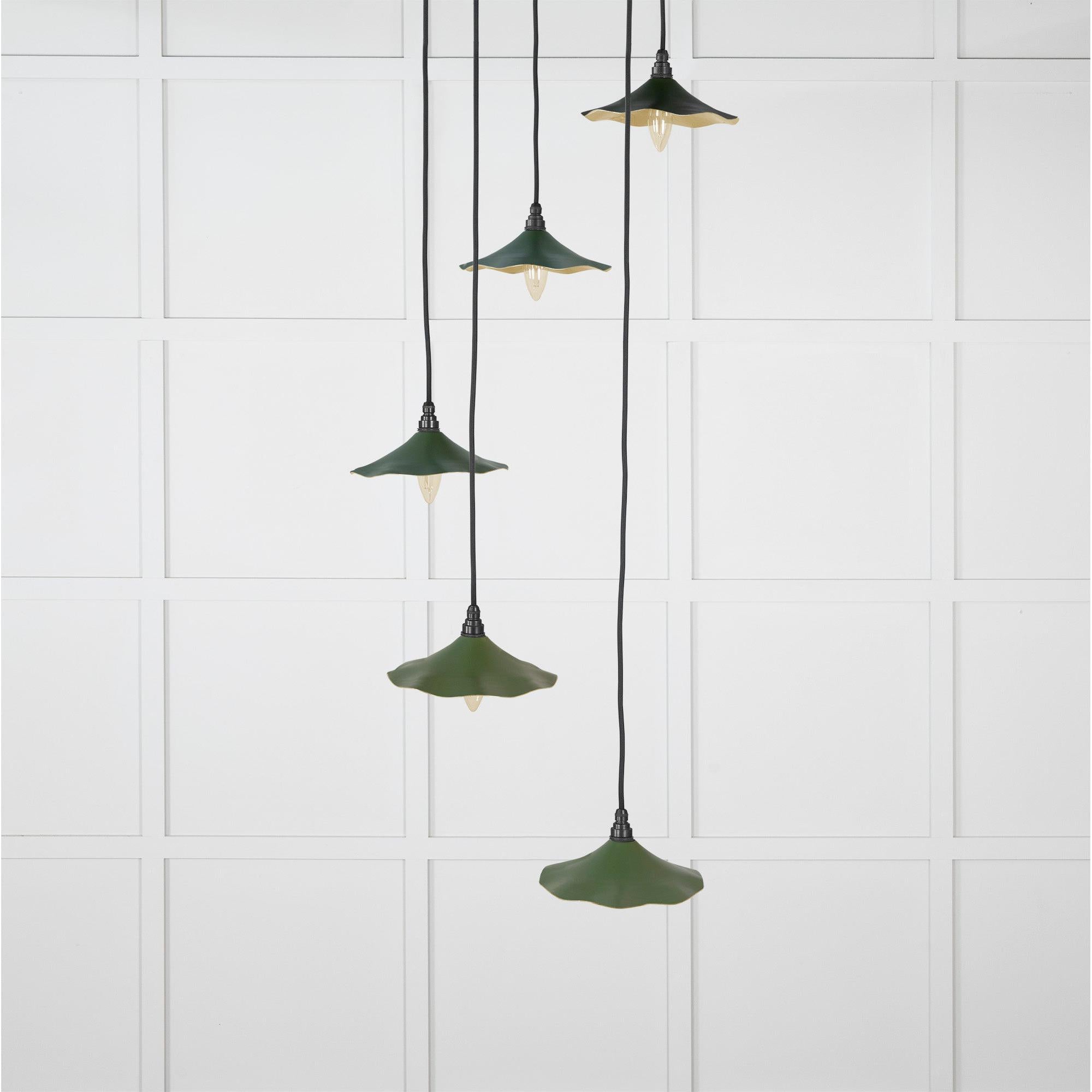 Smooth Brass Flora Cluster Pendant in Heath | From The Anvil - Cluster Pendants - From The Anvil - Yester Home
