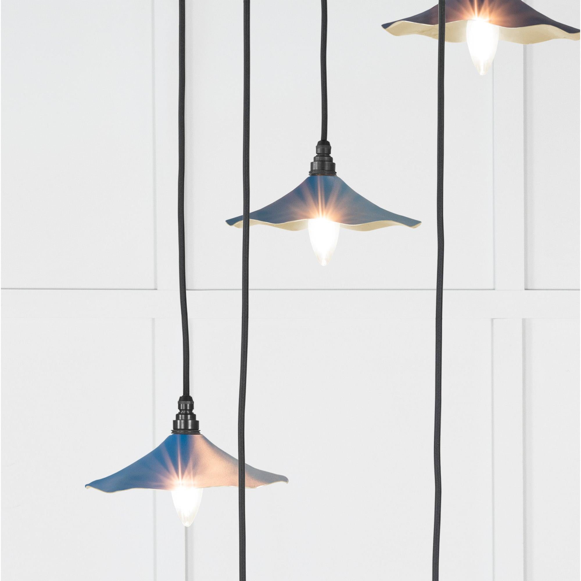 Smooth Brass Flora Cluster Pendant in Upstream | From The Anvil - Cluster Pendants - From The Anvil - Yester Home