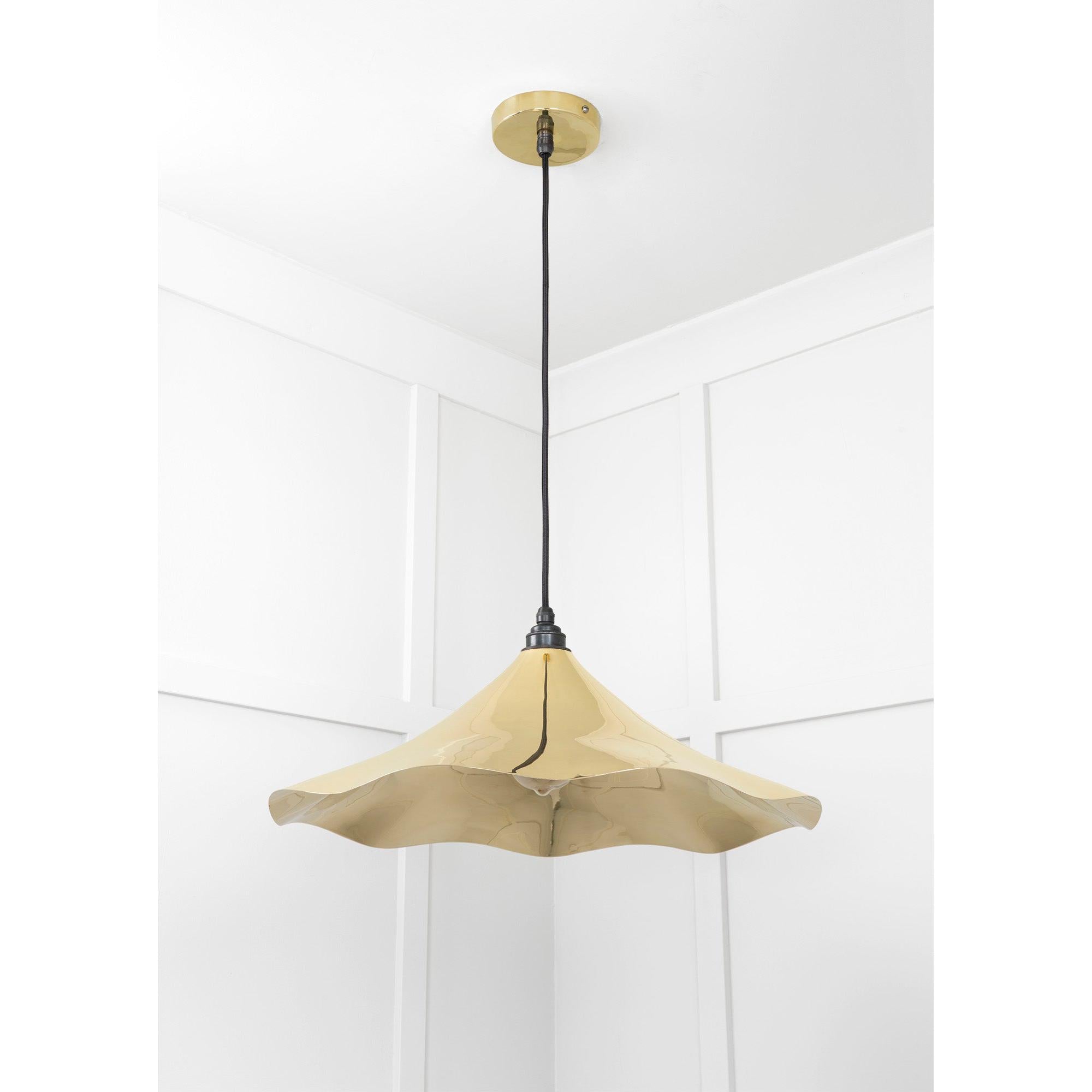 Smooth Brass Flora Pendant | From The Anvil - Ceiling Lights - From The Anvil - Yester Home