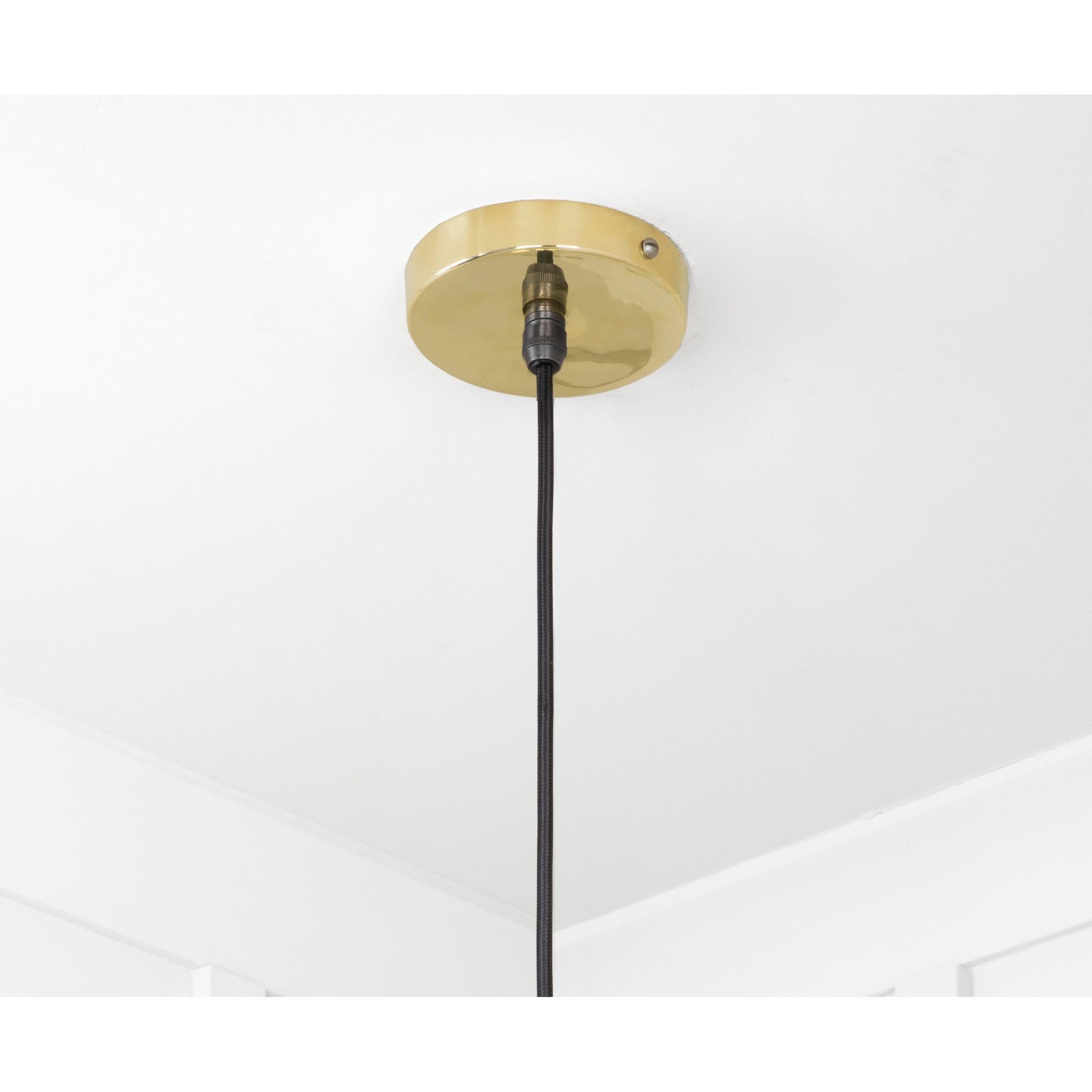 Smooth Brass Flora Pendant | From The Anvil - Ceiling Lights - From The Anvil - Yester Home