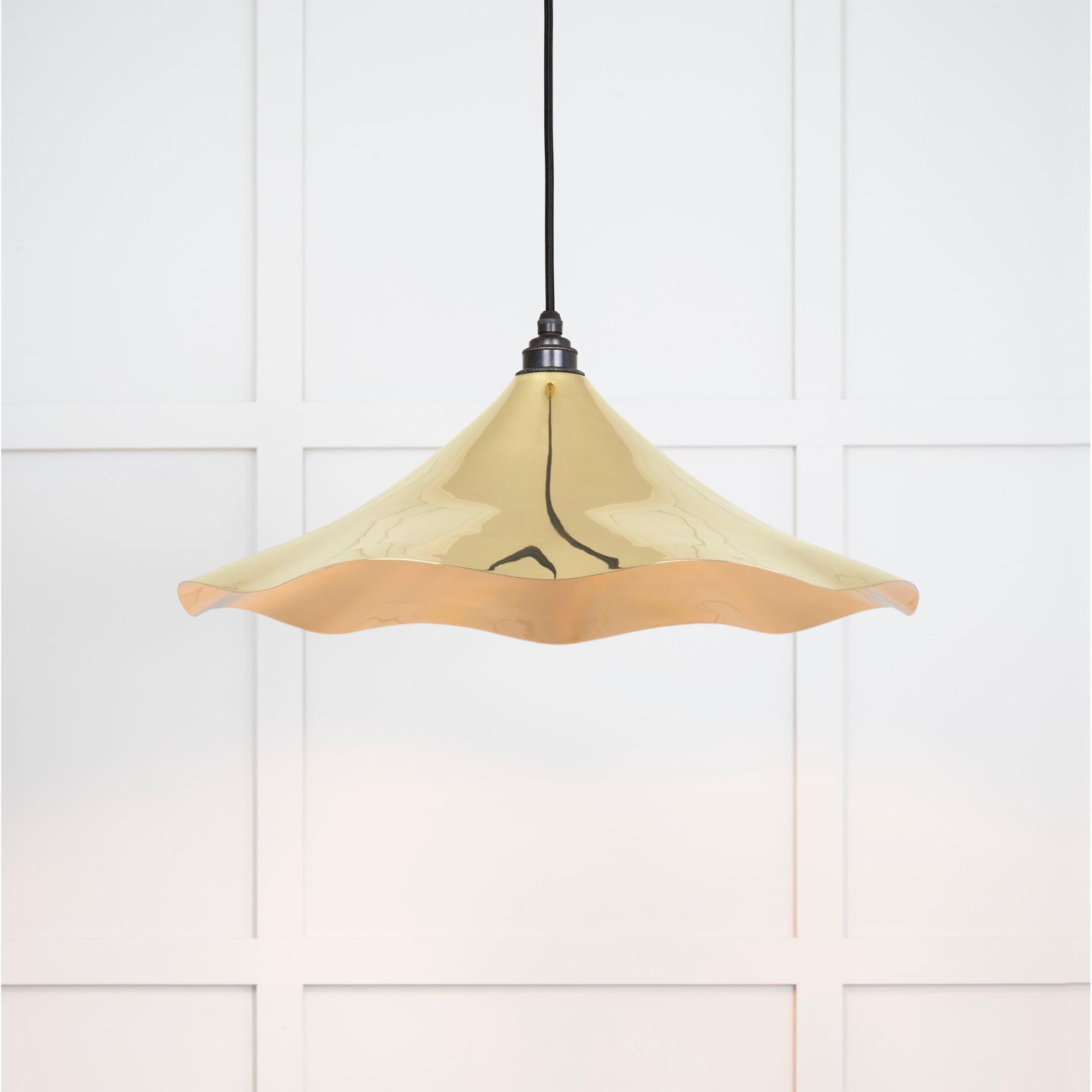 Smooth Brass Flora Pendant | From The Anvil - Ceiling Lights - From The Anvil - Yester Home