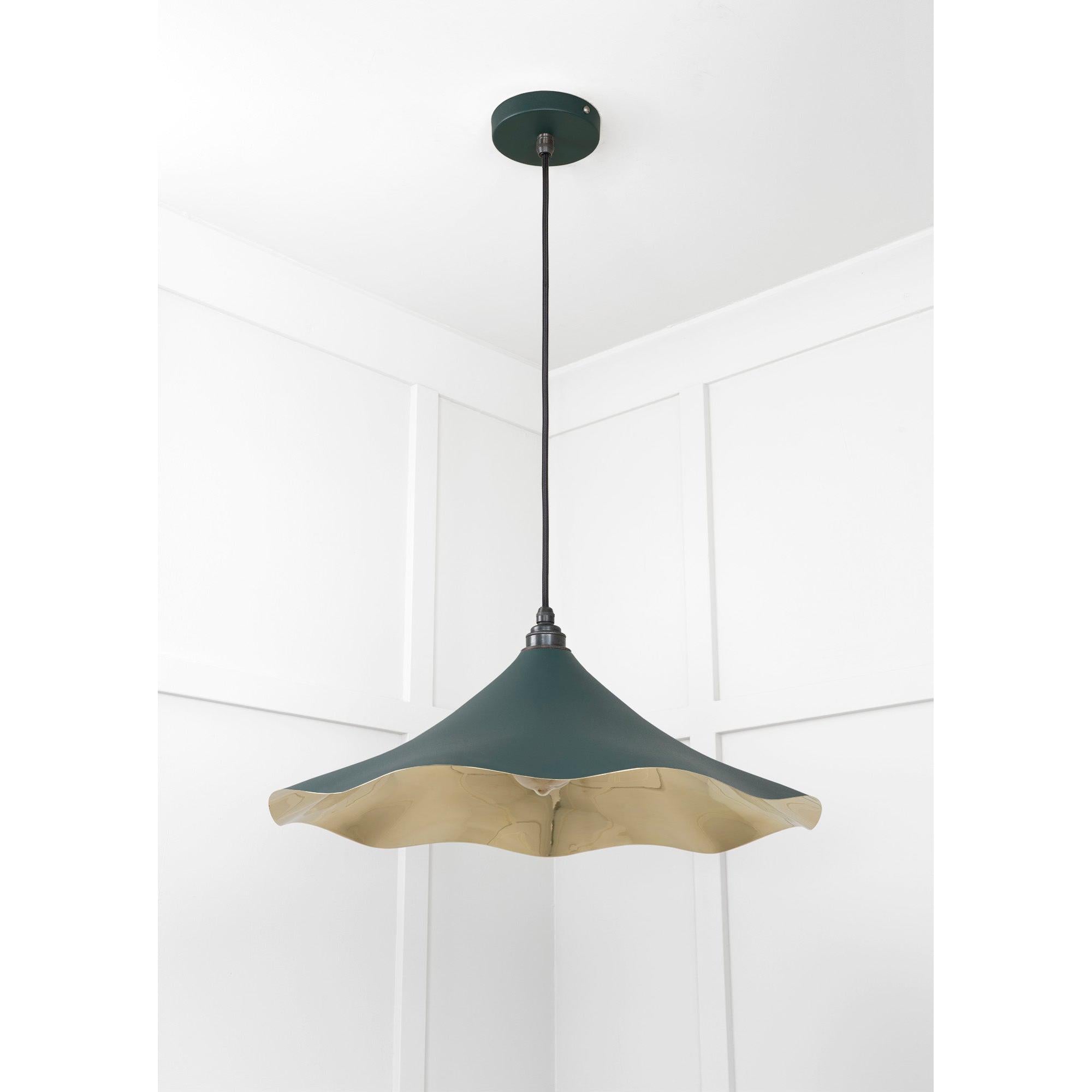 Smooth Brass Flora Pendant in Dingle | From The Anvil - Ceiling Lights - From The Anvil - Yester Home