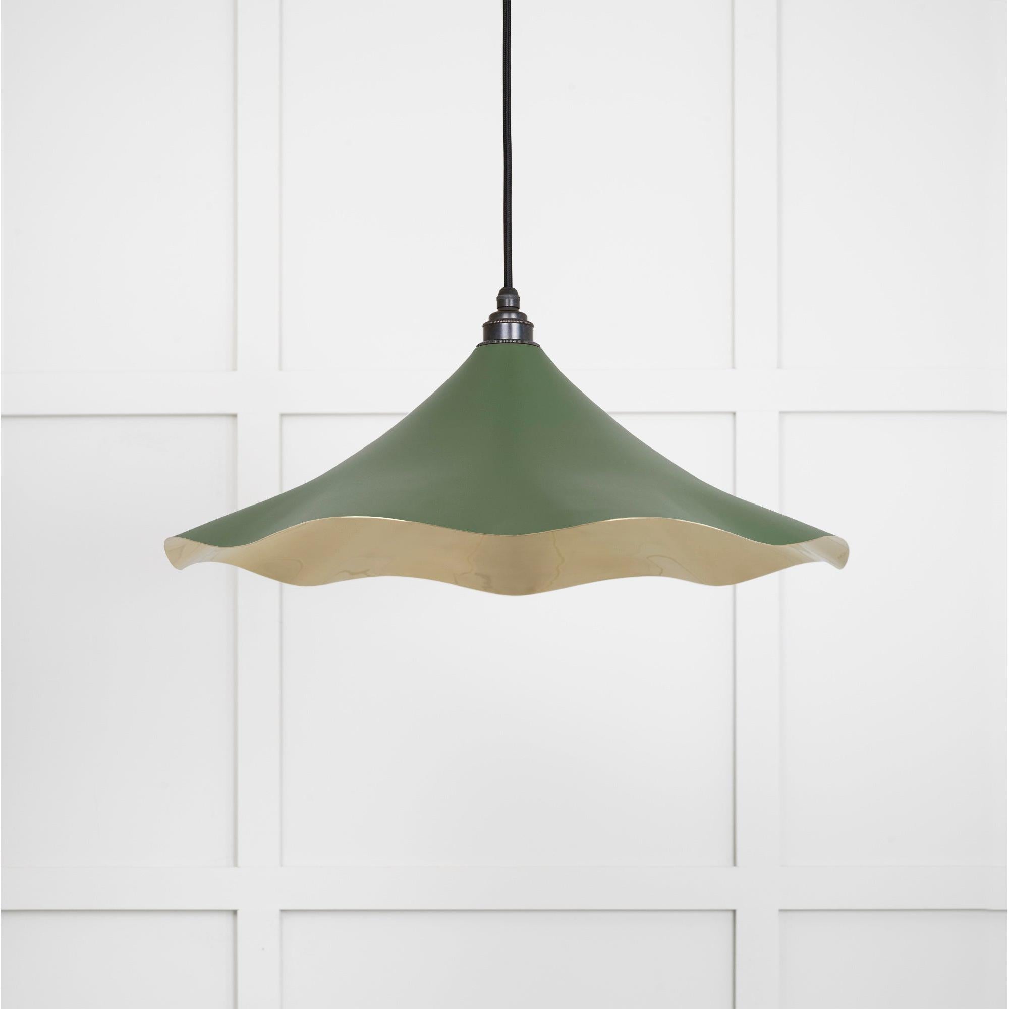 Smooth Brass Flora Pendant in Heath | From The Anvil - Ceiling Lights - From The Anvil - Yester Home