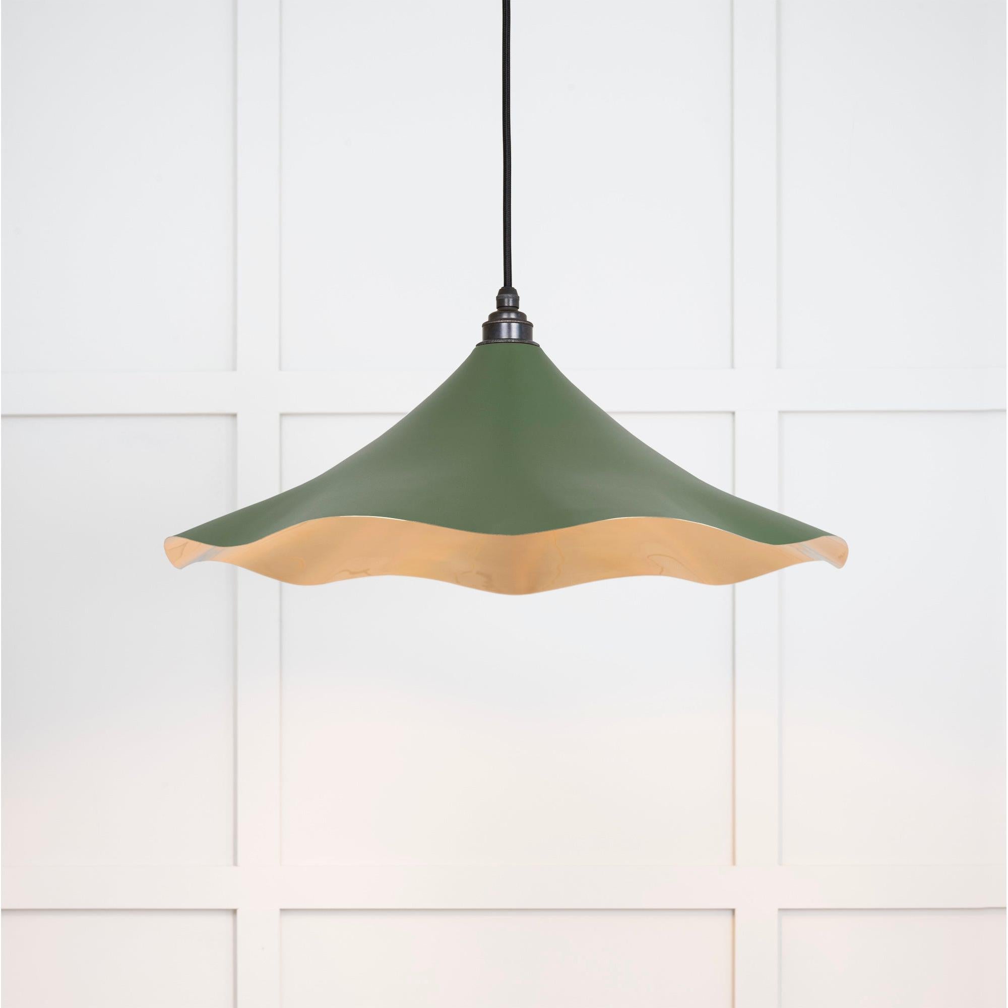 Smooth Brass Flora Pendant in Heath | From The Anvil - Ceiling Lights - From The Anvil - Yester Home