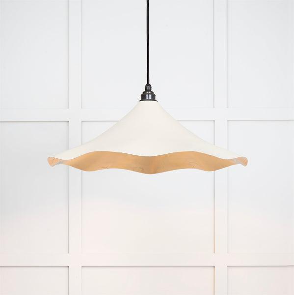 Smooth Brass Flora Pendant in Teasel | From The Anvil-Ceiling Pendants-Yester Home