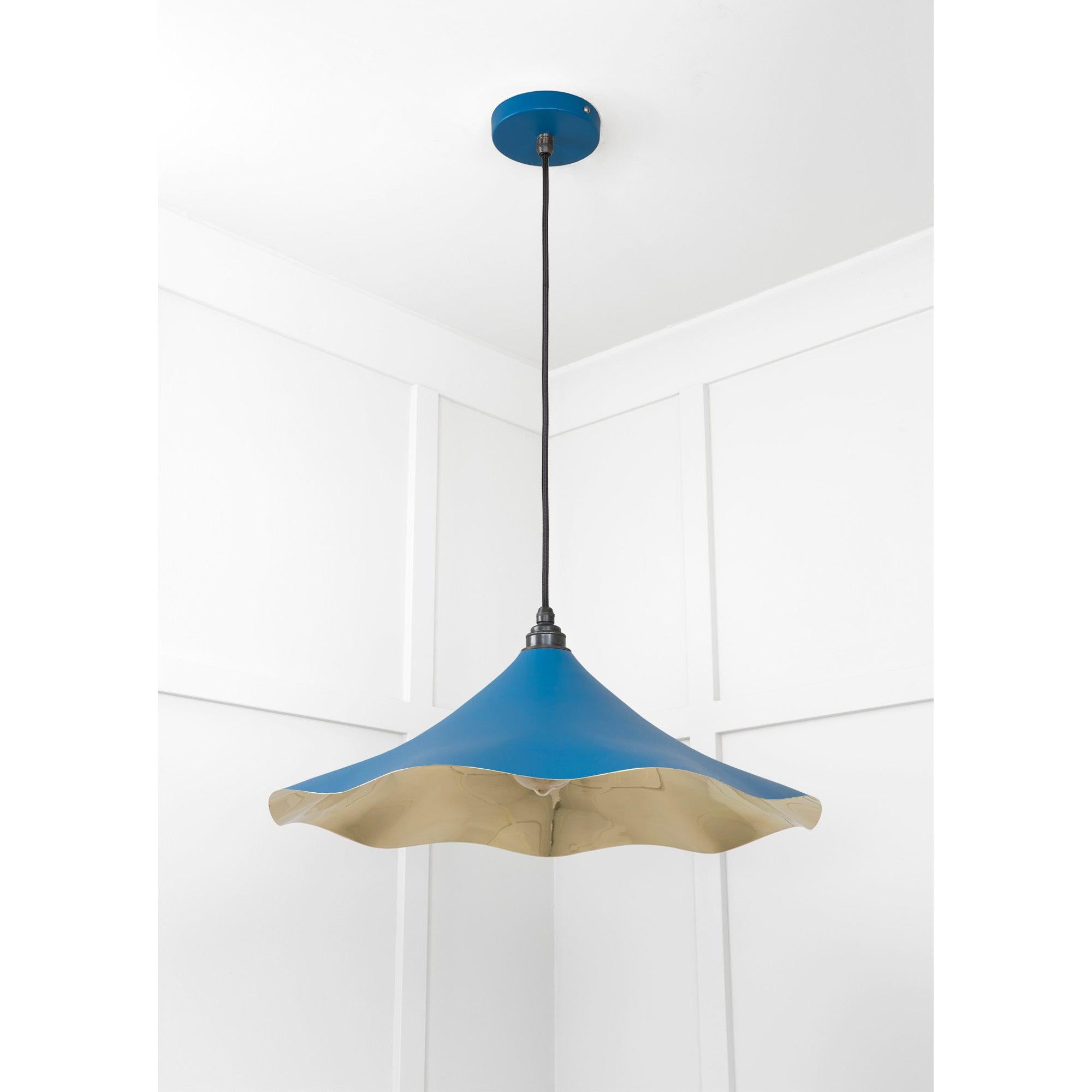 Smooth Brass Flora Pendant in Upstream | From The Anvil - Ceiling Lights - From The Anvil - Yester Home