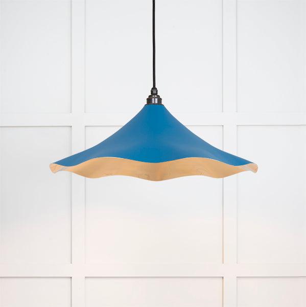 Smooth Brass Flora Pendant in Upstream | From The Anvil-Ceiling Pendants-Yester Home