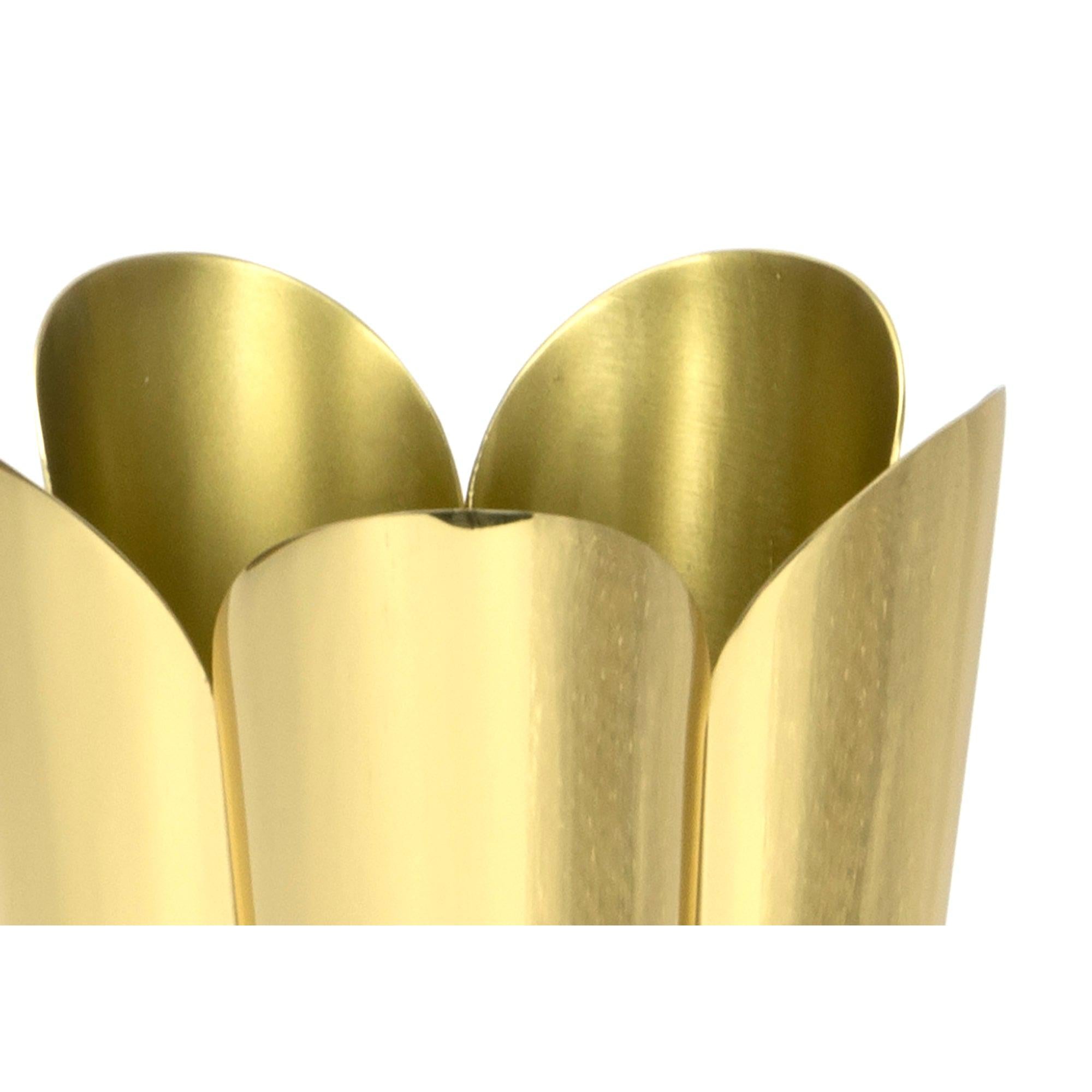 Smooth Brass Flora Vase | From The Anvil - Vases - From The Anvil - Yester Home