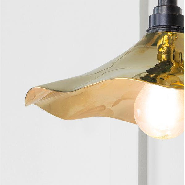 Smooth Brass Flora Wall Light | From The Anvil-Wall Lights-Yester Home