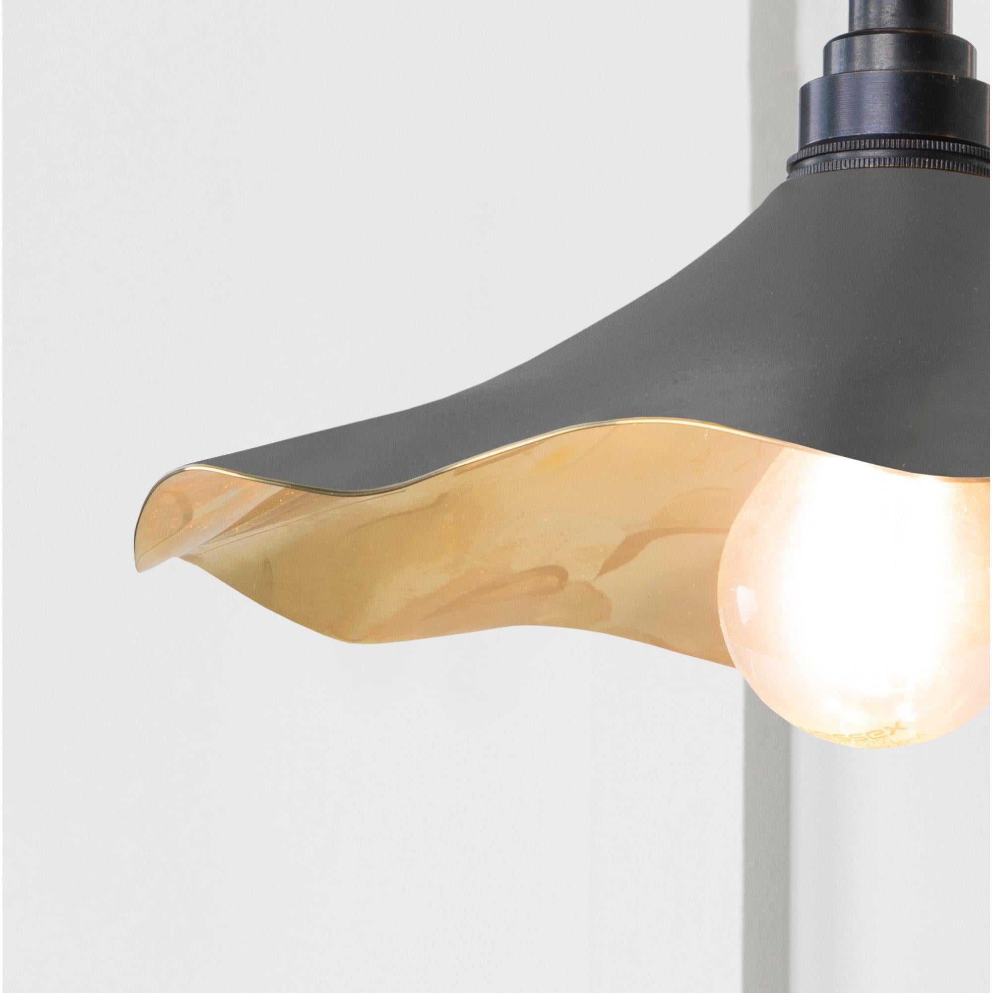 Smooth Brass Flora Wall Light in Bluff | From The Anvil - Wall Lights - From The Anvil - Yester Home