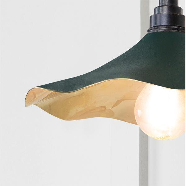 Smooth Brass Flora Wall Light in Dingle | From The Anvil-Wall Lights-Yester Home