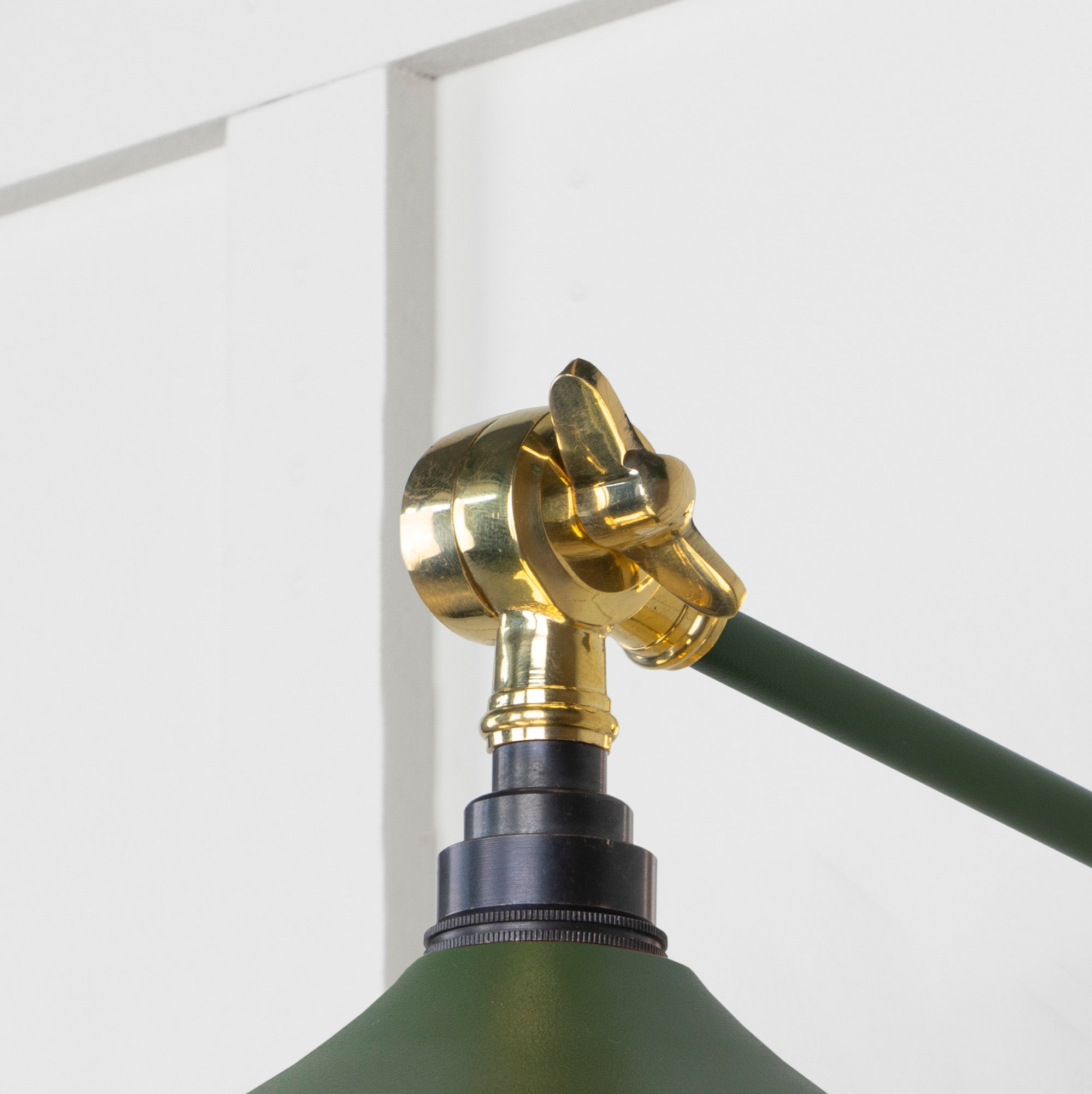 Smooth Brass Flora Wall Light in Heath | From The Anvil - Wall Lights - From The Anvil - Yester Home