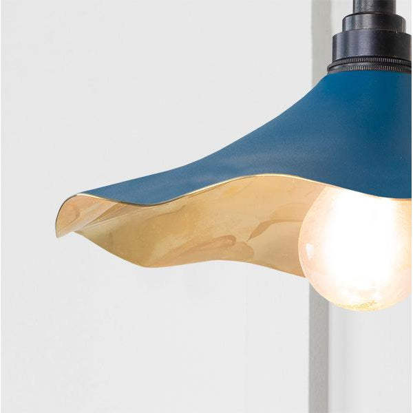 Smooth Brass Flora Wall Light in Upstream | From The Anvil-Wall Lights-Yester Home