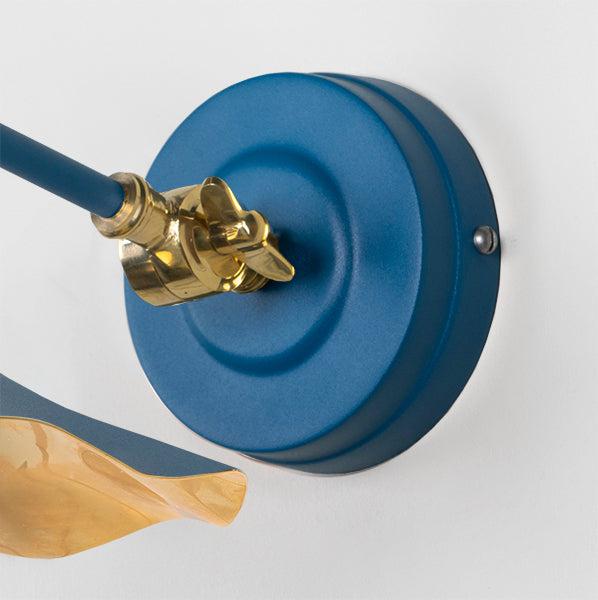 Smooth Brass Flora Wall Light in Upstream | From The Anvil-Wall Lights-Yester Home