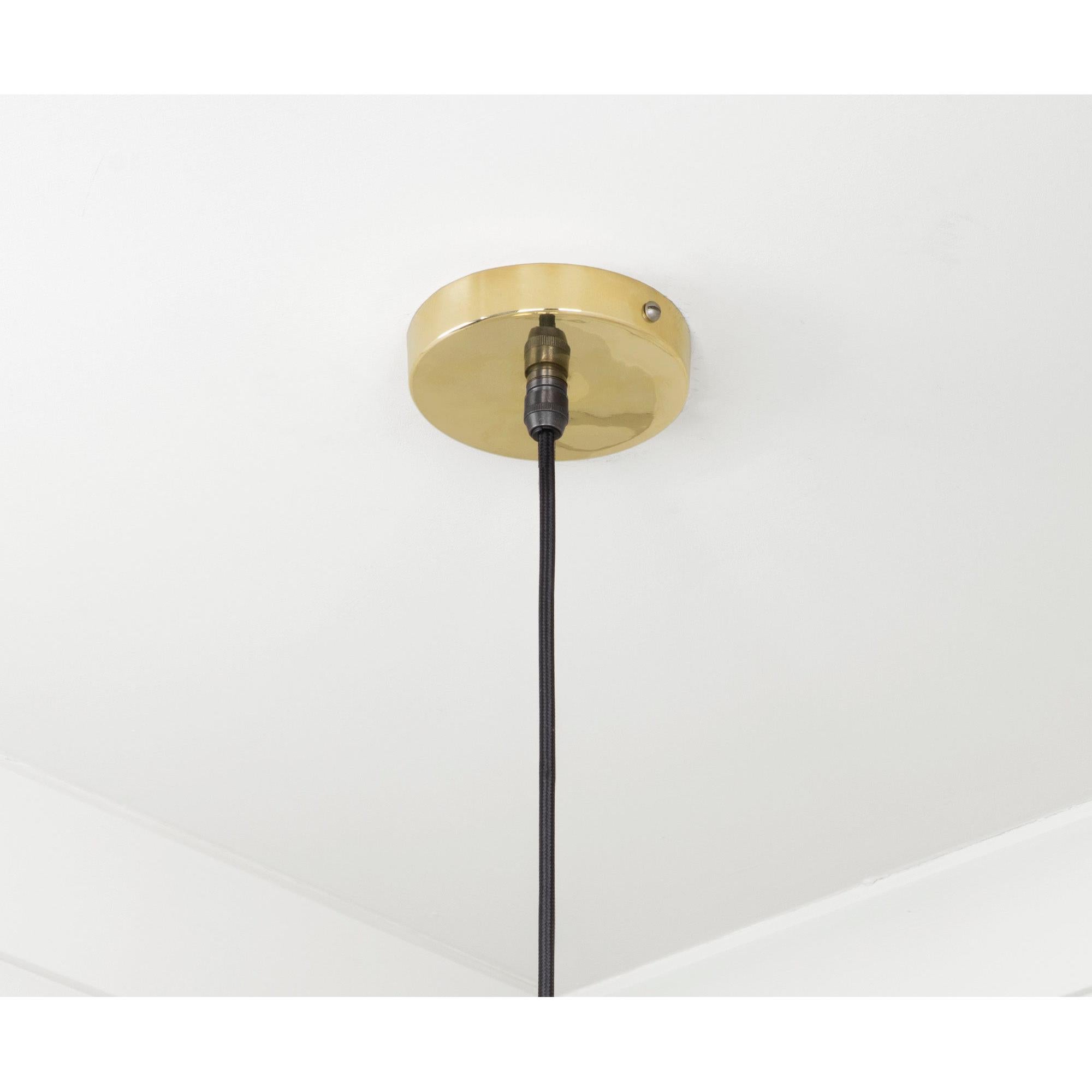 Smooth Brass Frankley Pendant | From The Anvil - Ceiling Lights - From The Anvil - Yester Home