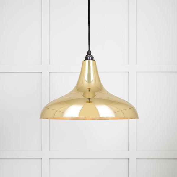 Smooth Brass Frankley Pendant | From The Anvil-Ceiling Pendants-Yester Home