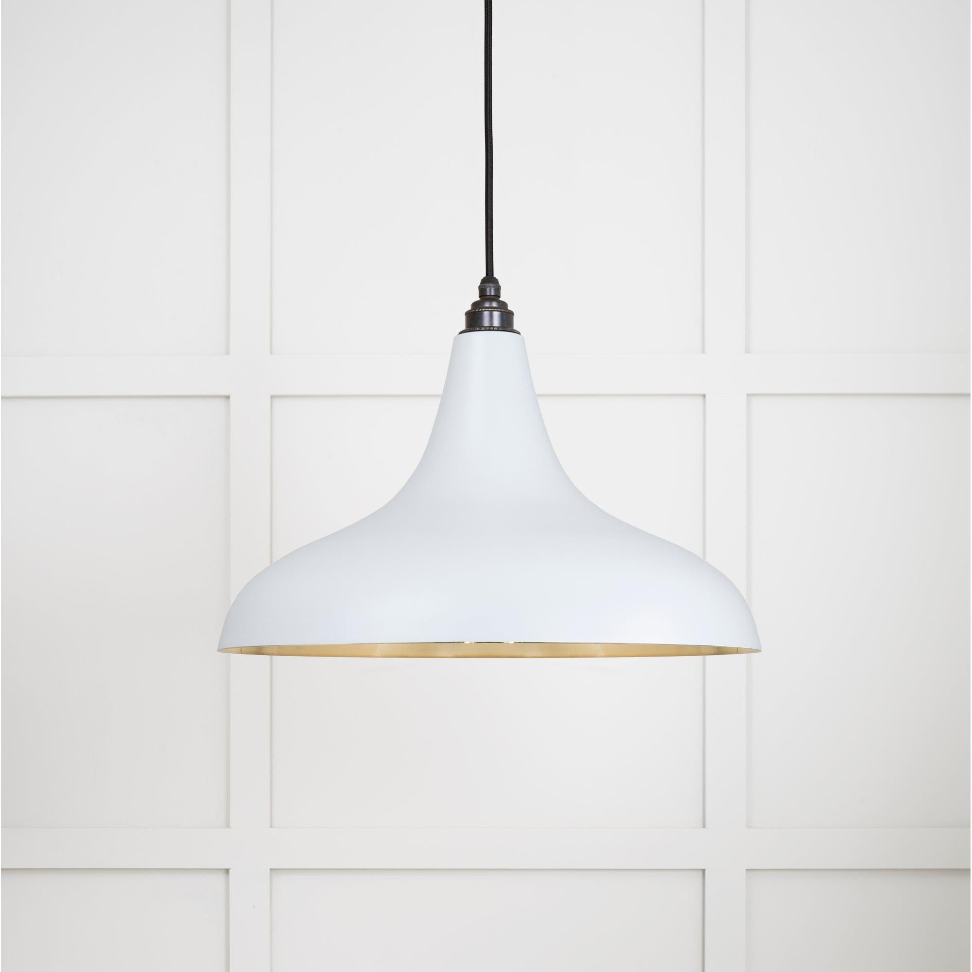 Smooth Brass Frankley Pendant in Birch | From The Anvil - Ceiling Lights - From The Anvil - Yester Home
